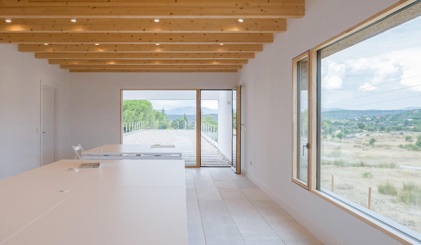 Casa Eñe by Estudio Albar, cork, architecture, house, white, interiors