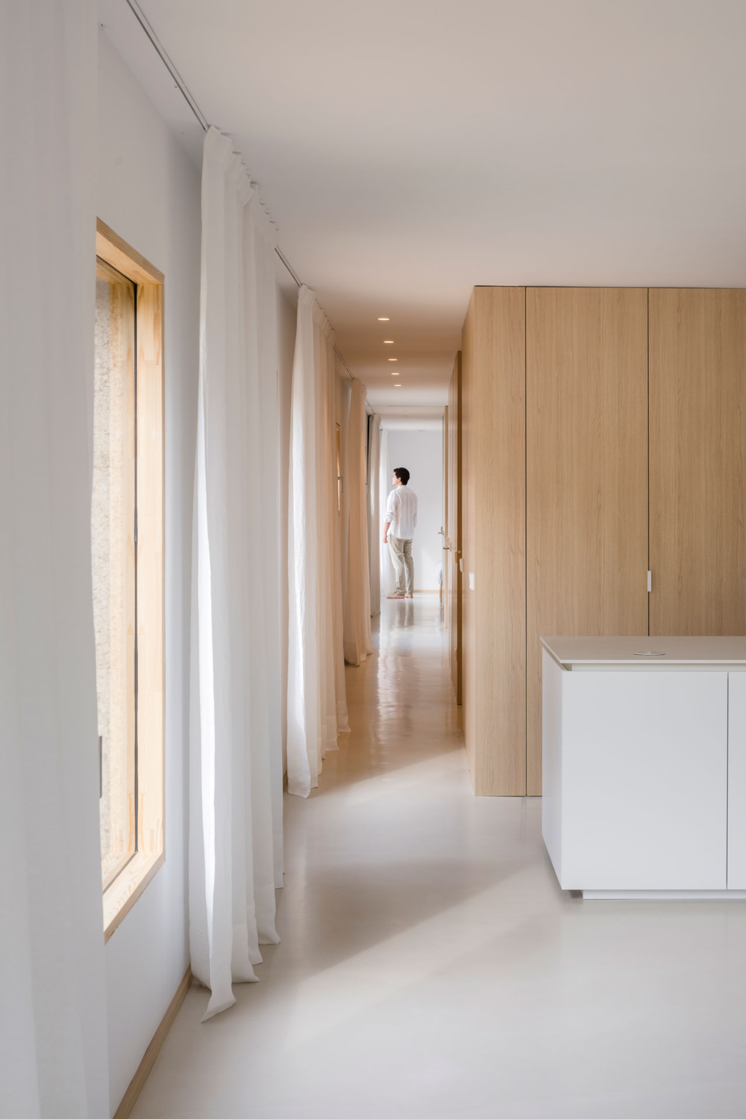 Casa Eñe by Estudio Albar, cork, architecture, house, white, interiors