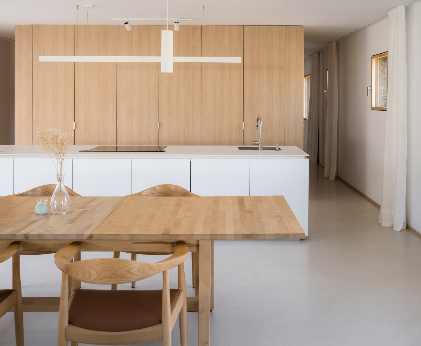 Casa Eñe by Estudio Albar, cork, architecture, house, white, interiors