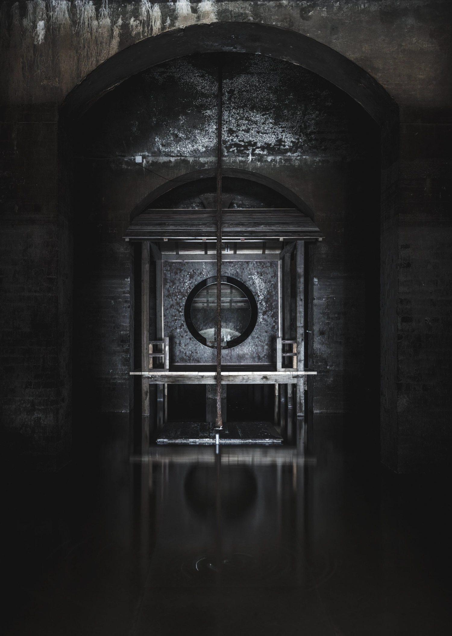 The Water by Hiroshi Sambuichi at Cisternerne, art, installation, nature, architecture, glass