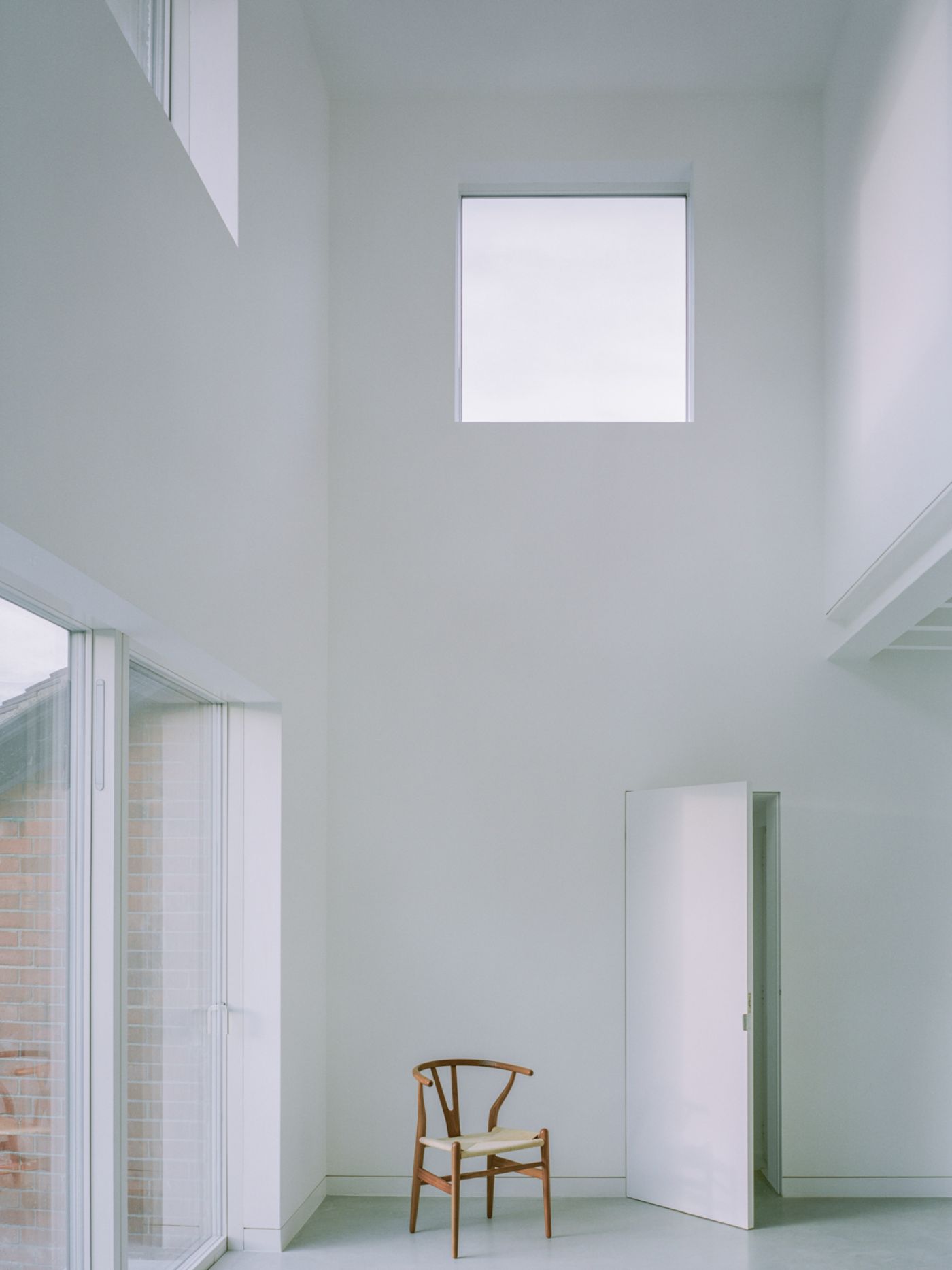 Studio House by Jonathan Burlow, white, minimalism, Industrial, interiors