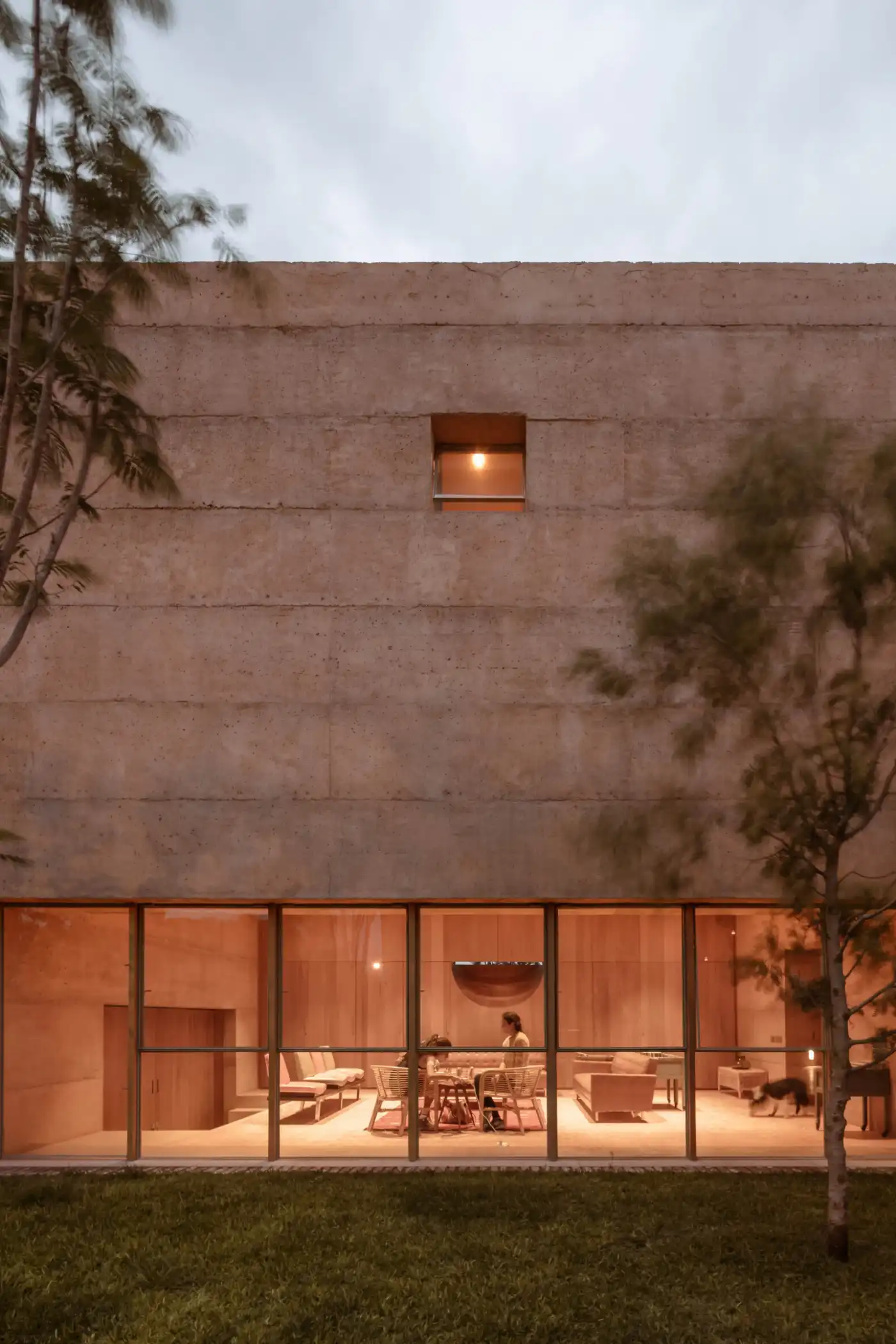 Casa Tejocote by GOMA, villa, concrete, mexico, interiors, architecture
