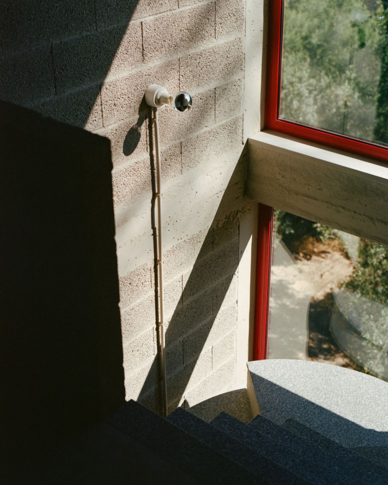House in Ancede by atelier local — A construction detail captures raw material assembly at House in Ancede.