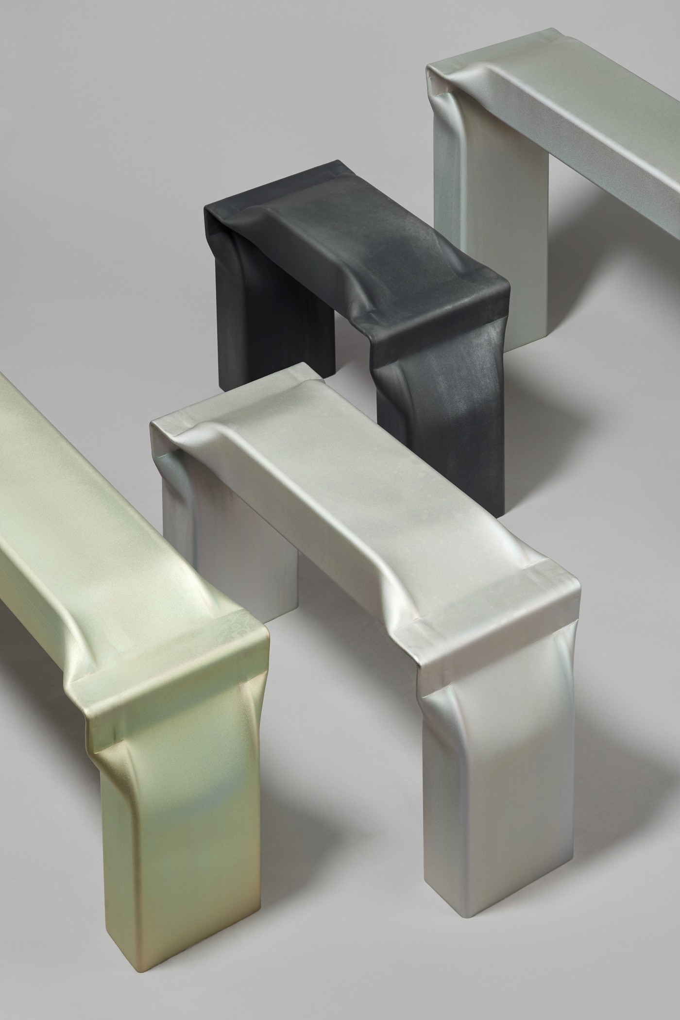 Tube Series by Tim Teven Studio, steel, furniture, object, design, brutalism