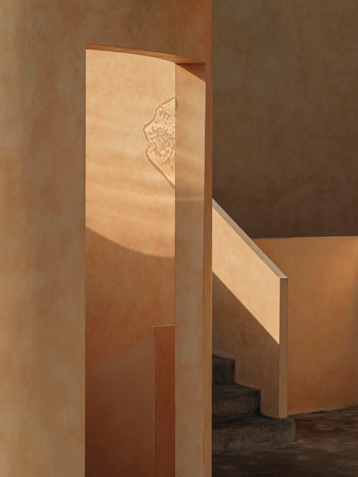 'The Field' by TEAM_BLDG by TEAM BLDG — A rendered corridor frames stacked vertical voids within the renovated studio space.