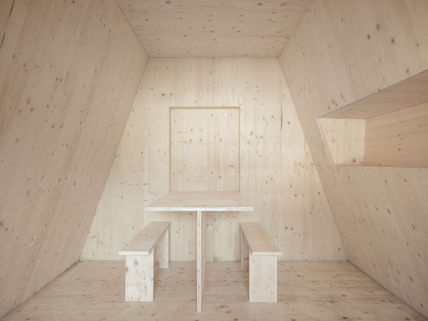 Thérèse by BUREAU, cabins, wood, landscape, design