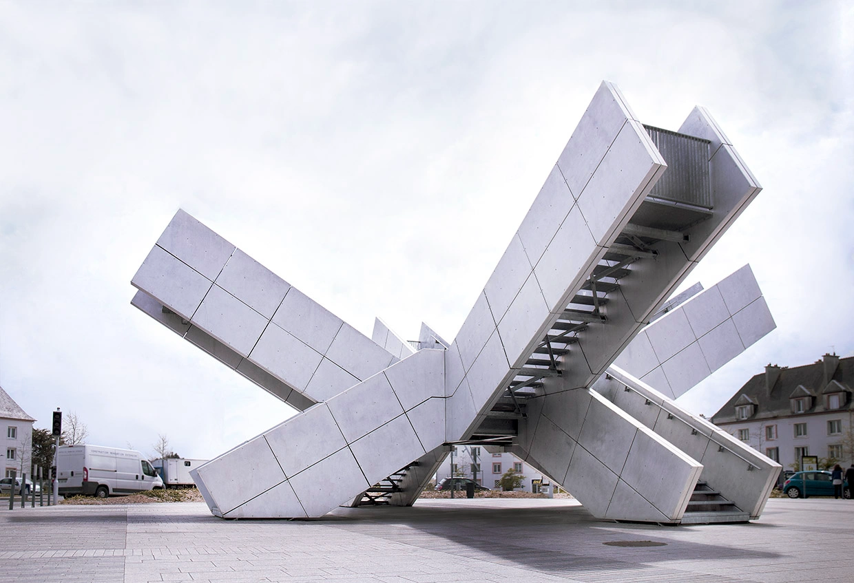 Les Jetées by Didier Fiúza Faustino, urban, architecture, art, public, installation