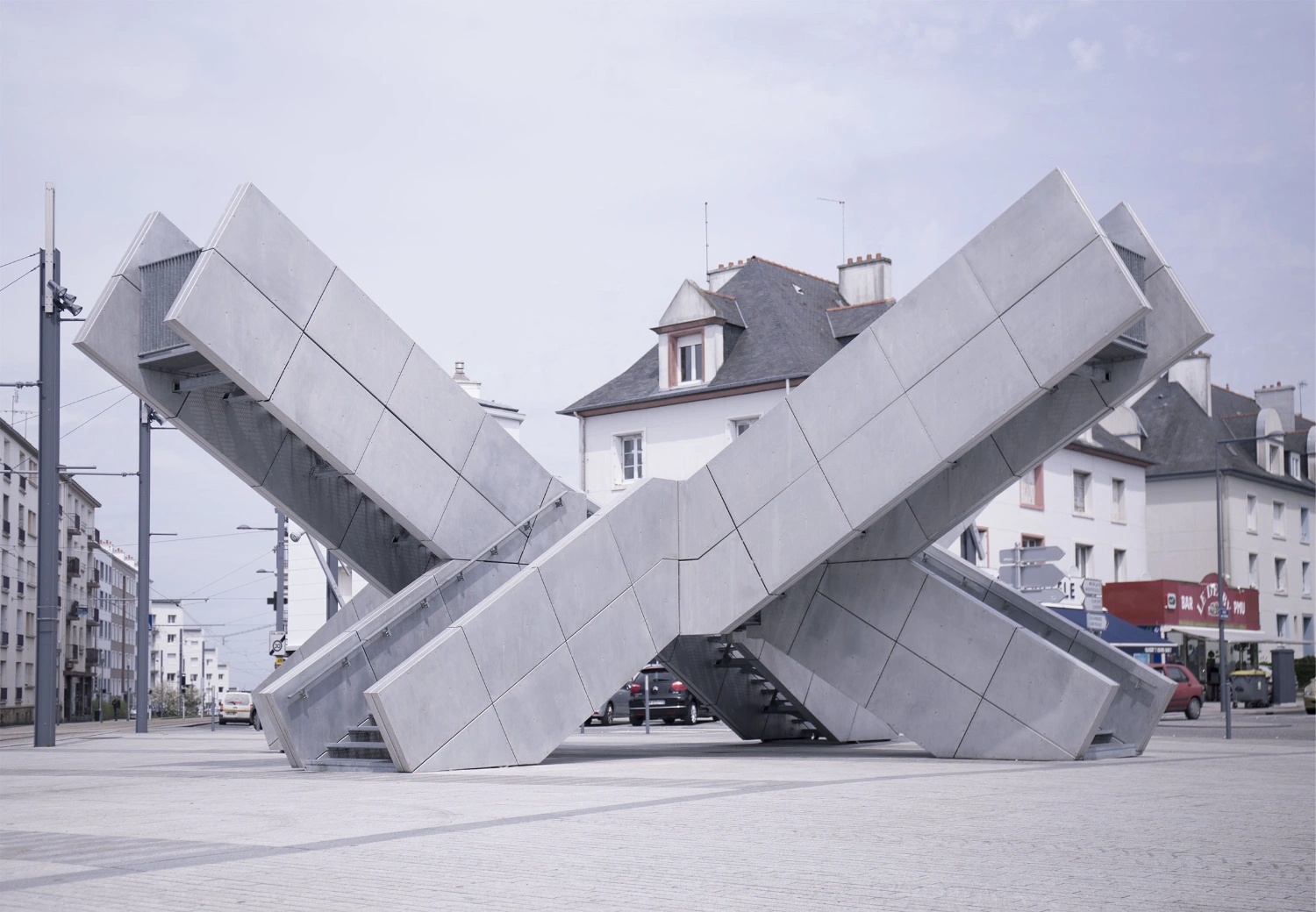 Les Jetées by Didier Fiúza Faustino, urban, architecture, art, public, installation