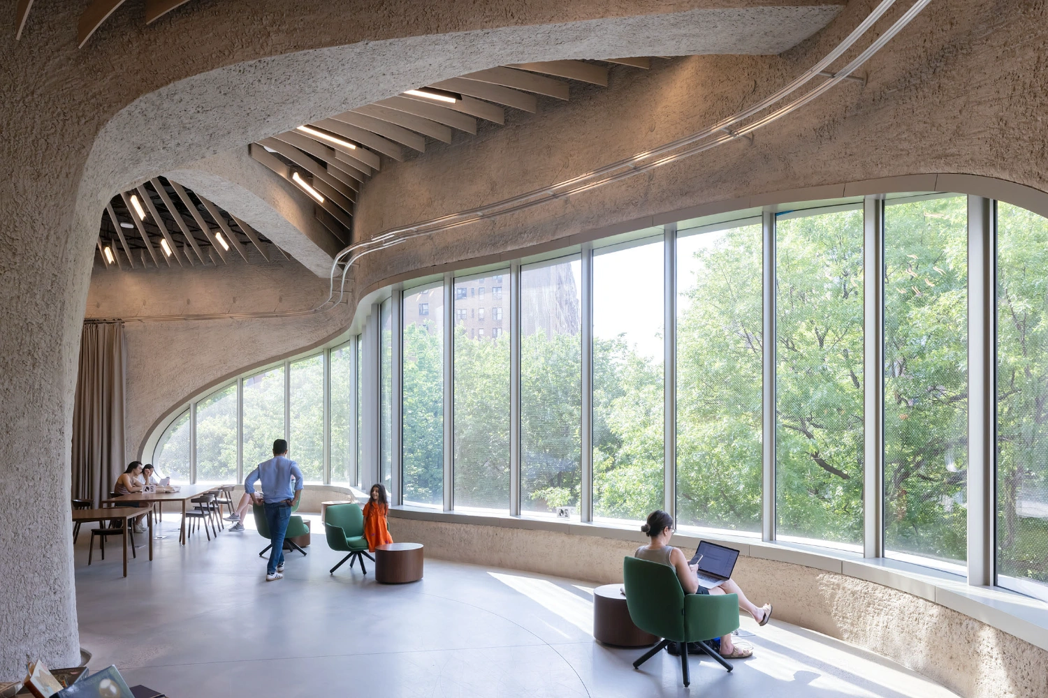 Richard Gilder Center (AMNH New York) by Studio Gang, concrete, nature, grey, interiors, public