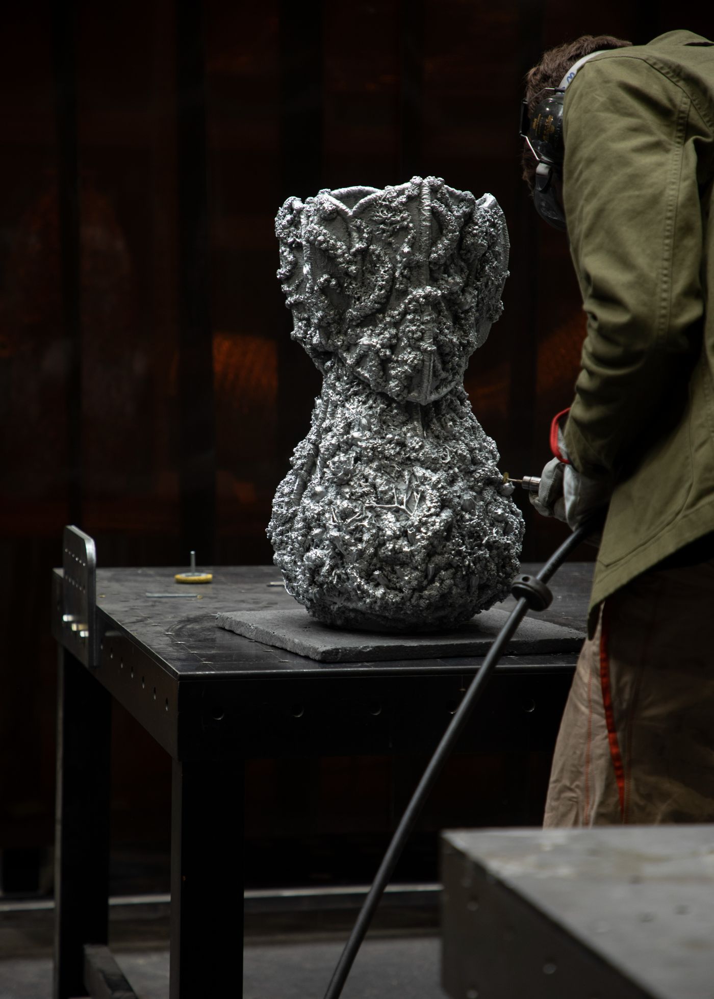 Tephra by Marcin Rusak, paper, metal, object, art, design