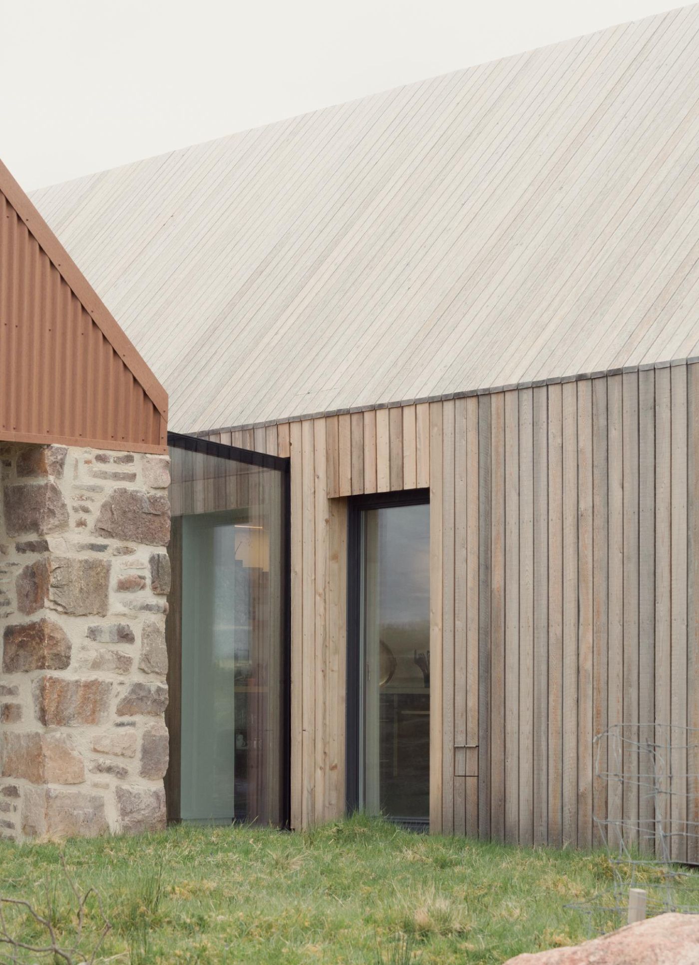 Diabeg by Dualchas Architects, glass, stone, craft, renovation, interiors