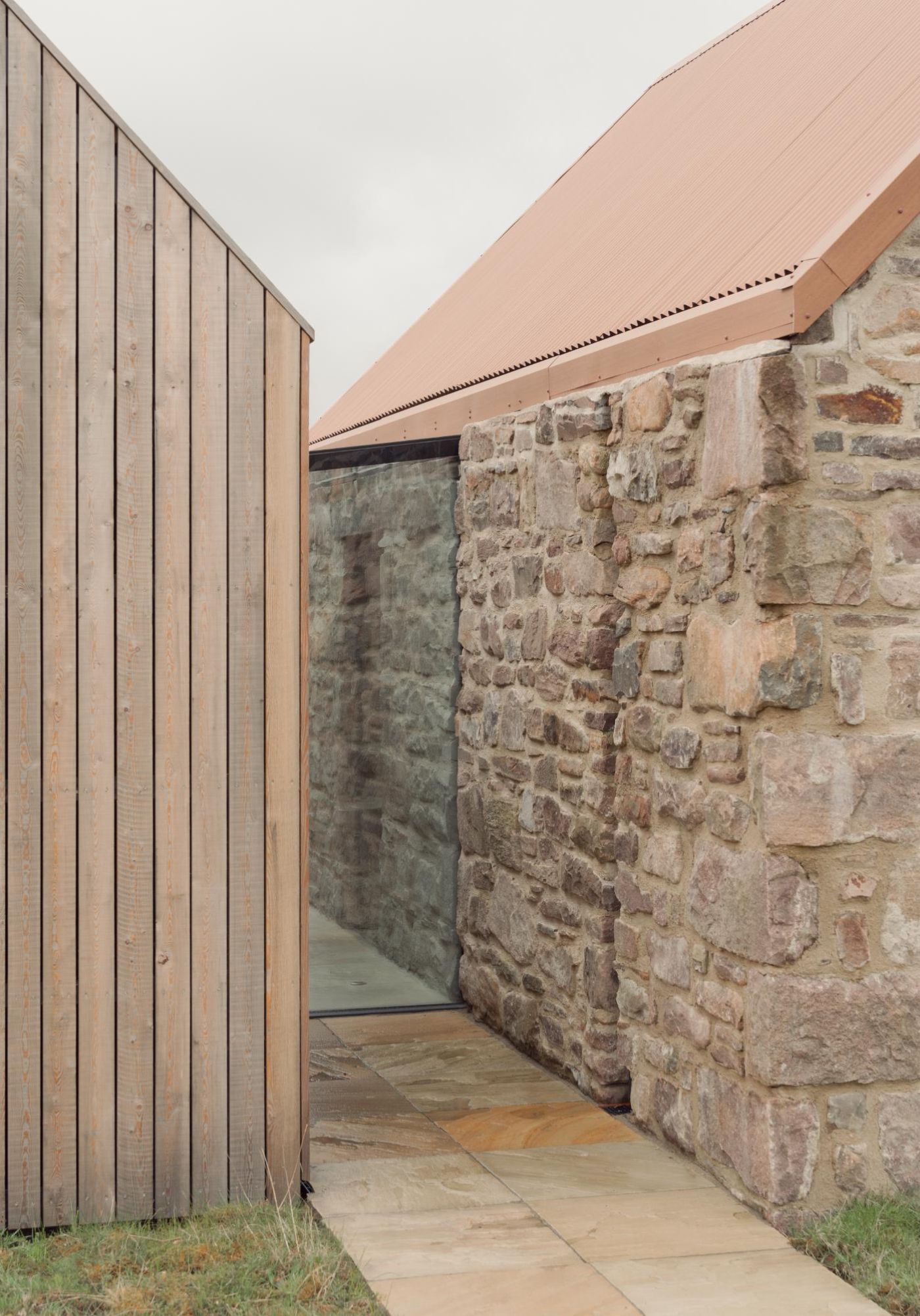 Diabeg by Dualchas Architects, glass, stone, craft, renovation, interiors