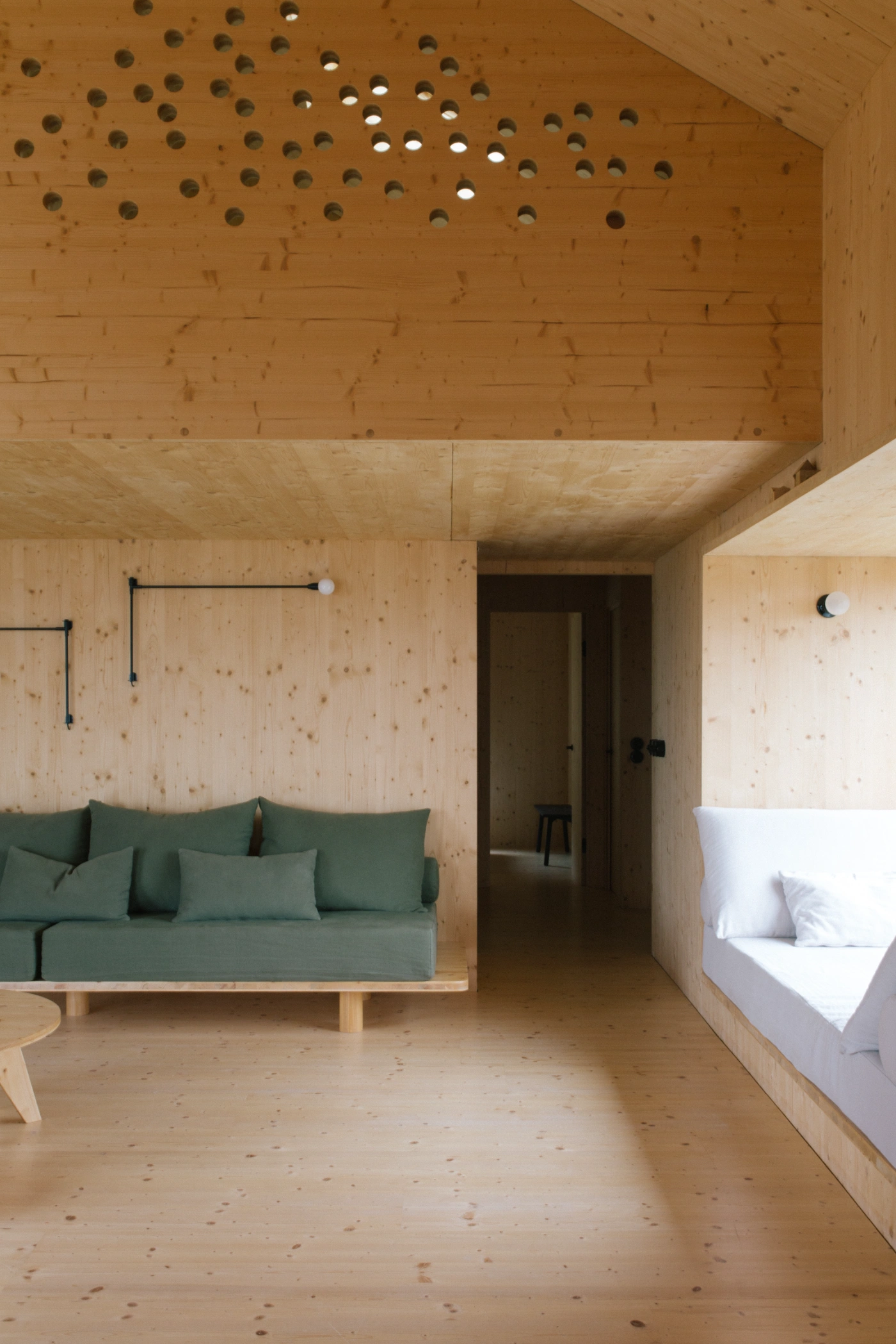 Maison Hiltiti caputred by Thisispaper Studio, wood, villa, wellness, architecture