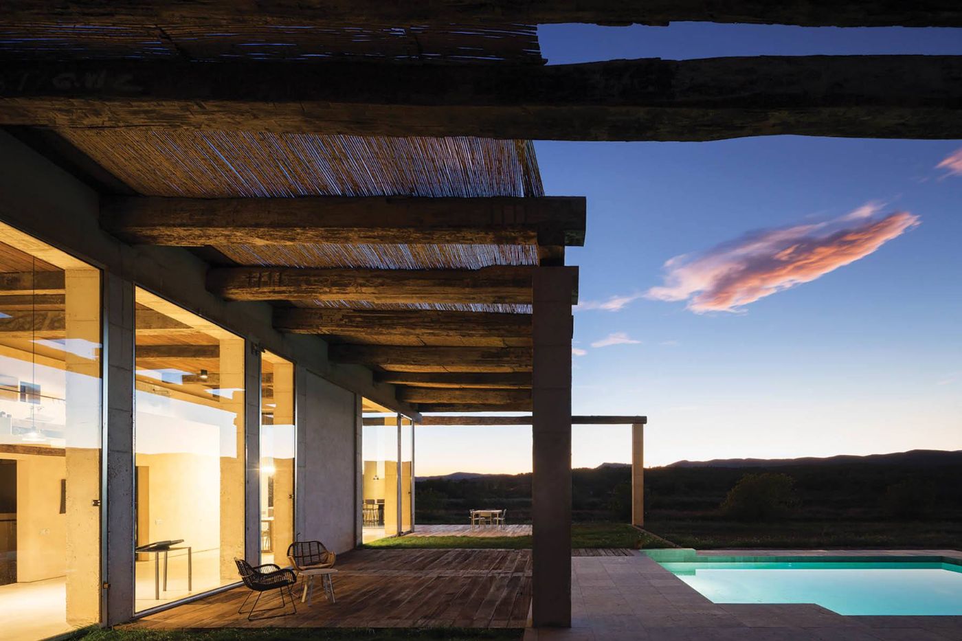 Spronken House, villa, artspace, steel, wood, interiors