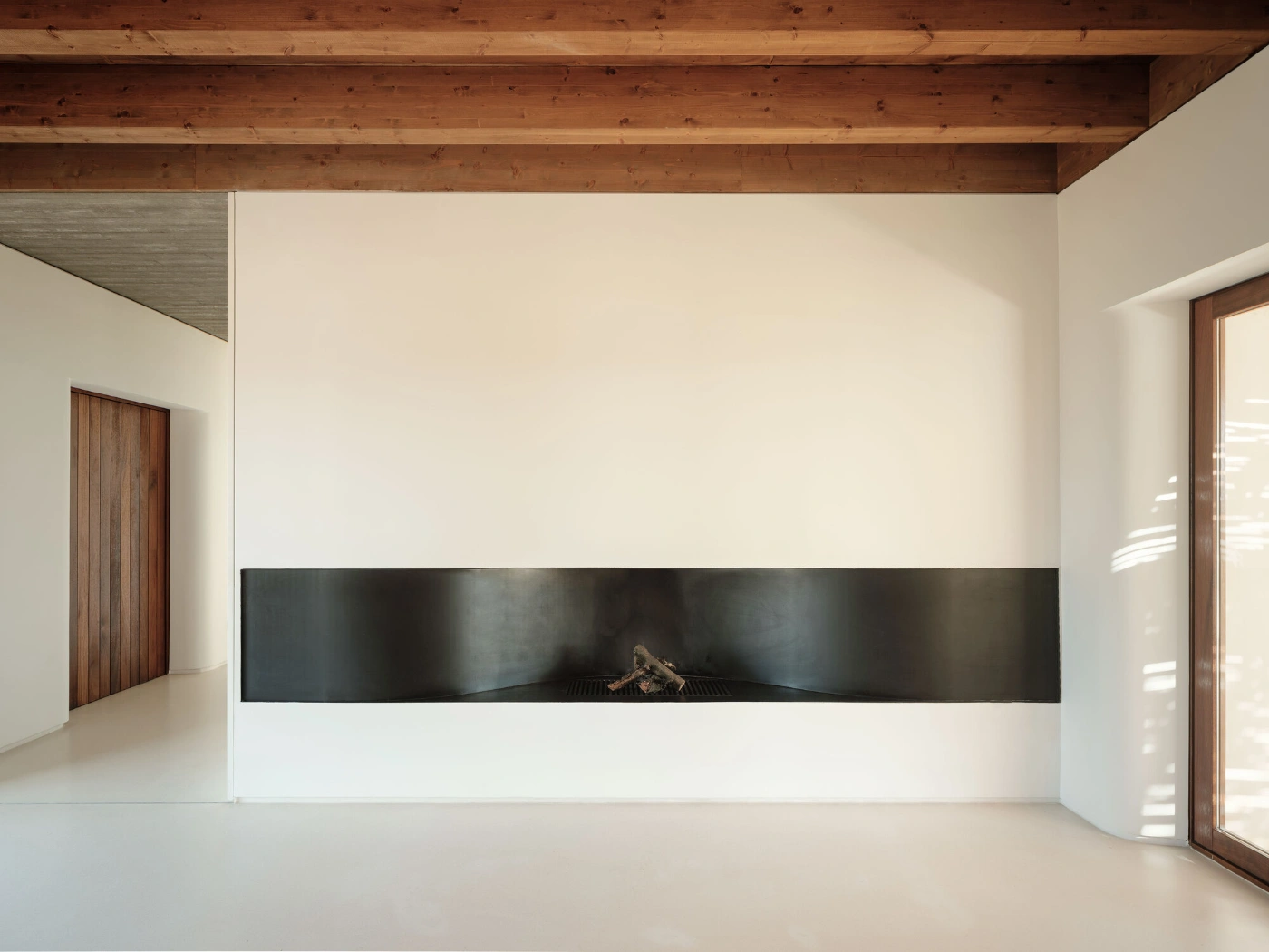 House in La Garriga by Isla Architects, interiors, home, architecture, stone, wood