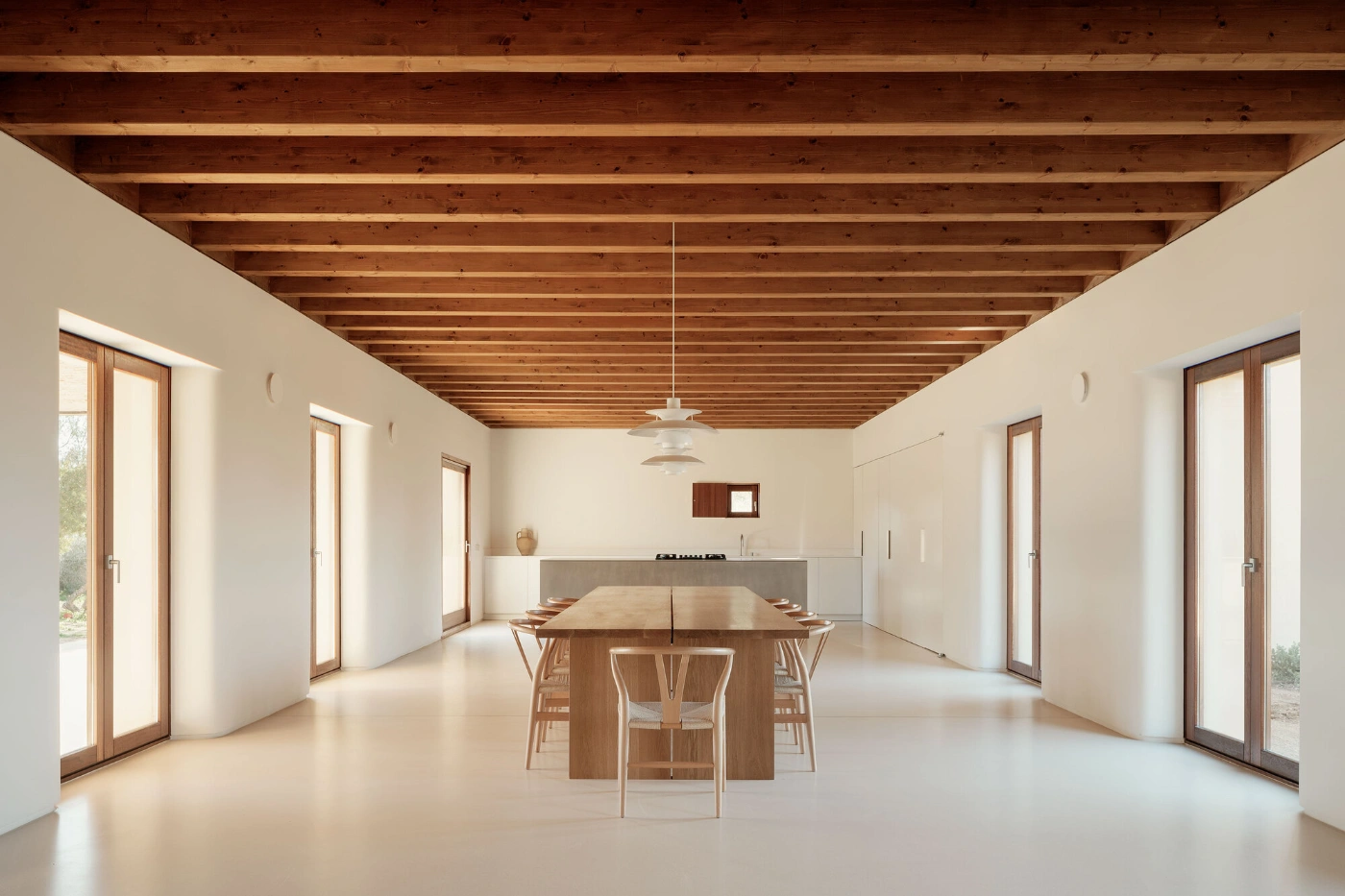 House in La Garriga by Isla Architects, interiors, home, architecture, stone, wood