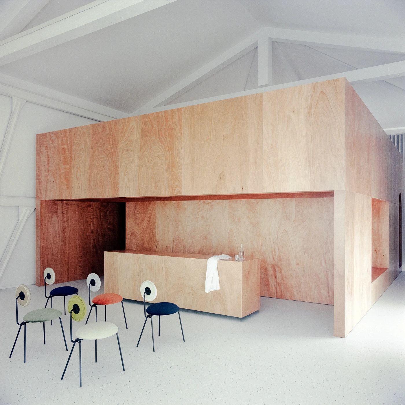 Cesarin project by co.arch, interiors, wood, furniture, architecture