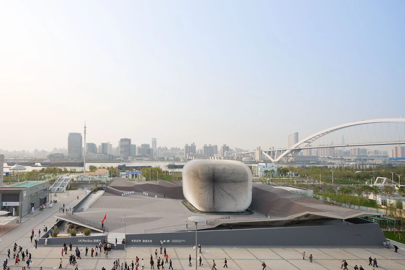 The Seed Cathedral by Heatherwick Studio, architecture, pavilion, china, organic, design