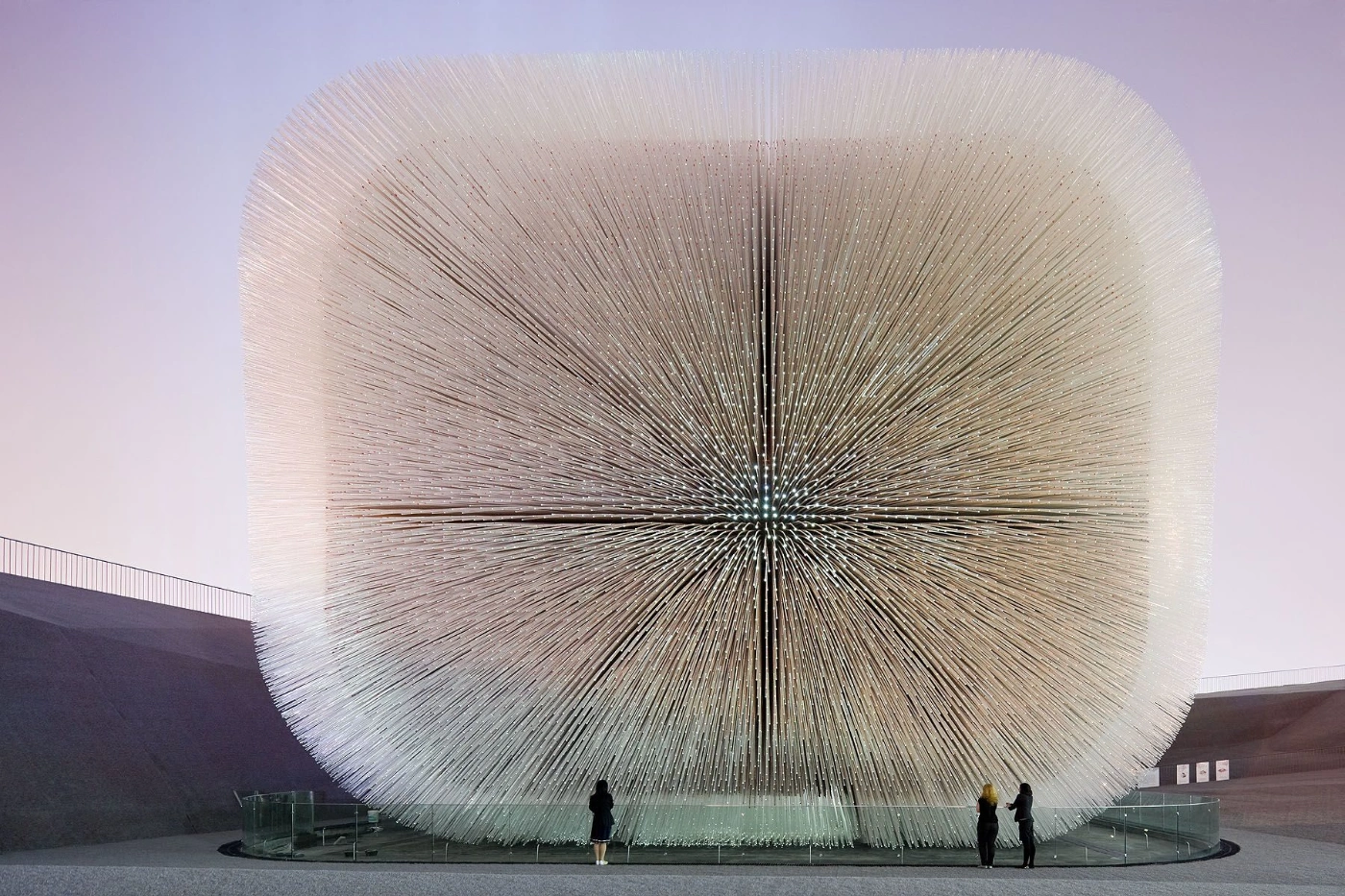 The Seed Cathedral by Heatherwick Studio, architecture, pavilion, china, organic, design