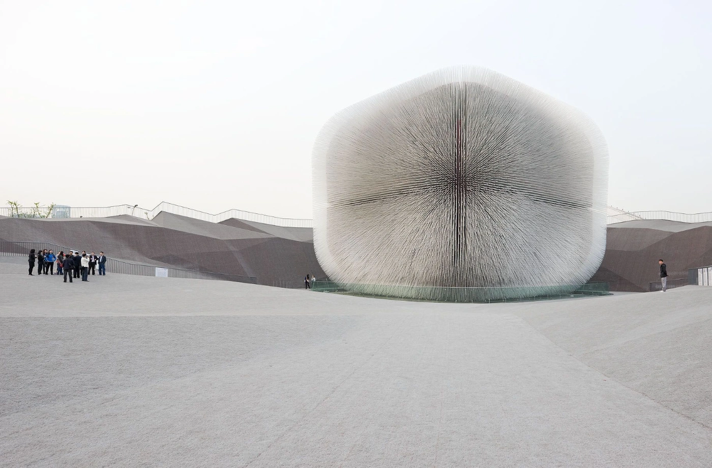 The Seed Cathedral by Heatherwick Studio, architecture, pavilion, china, organic, design