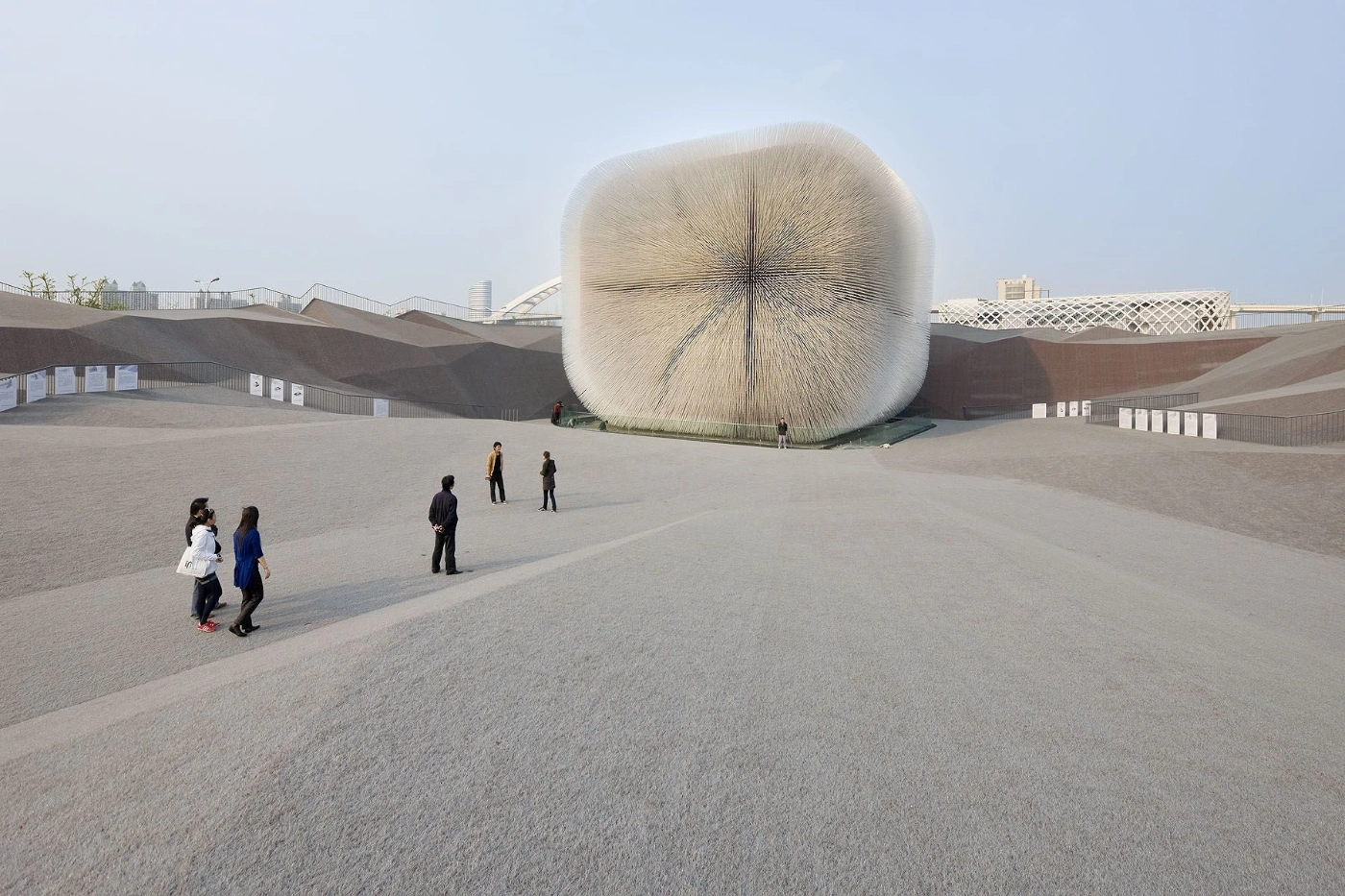The Seed Cathedral by Heatherwick Studio, architecture, pavilion, china, organic, design