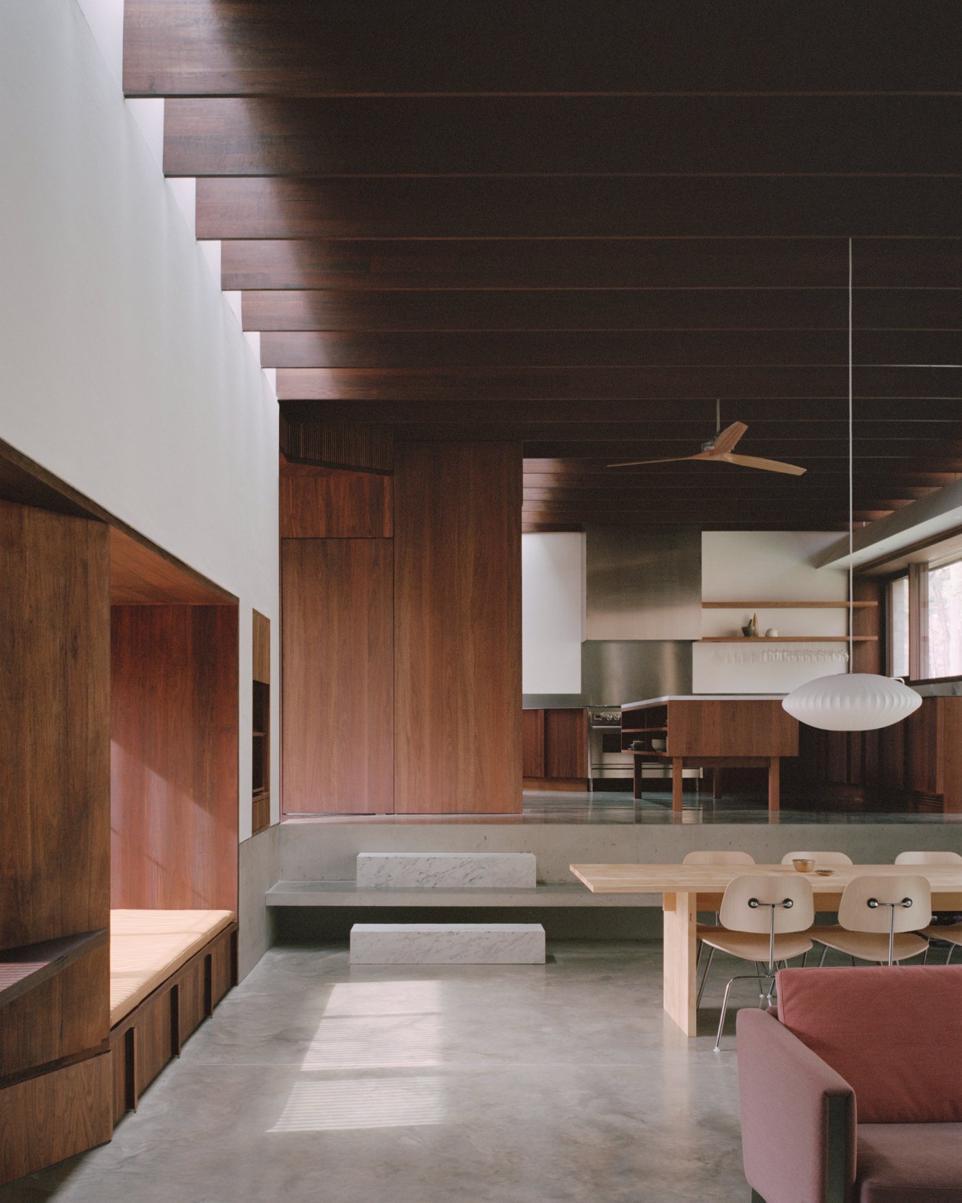 House at Flat Rock by Billy Maynard, garden, patio, familyhouse, interiors, wood