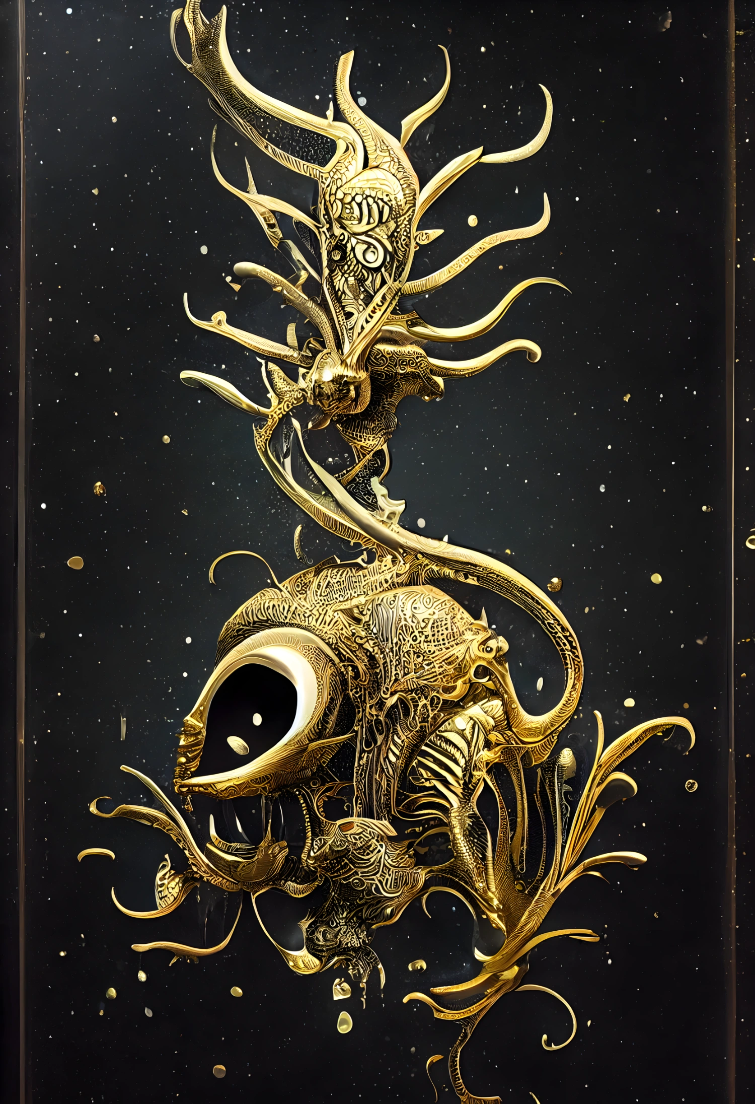 Deep Life Series by Memo Akten, AI, art, technology, ecology, nature