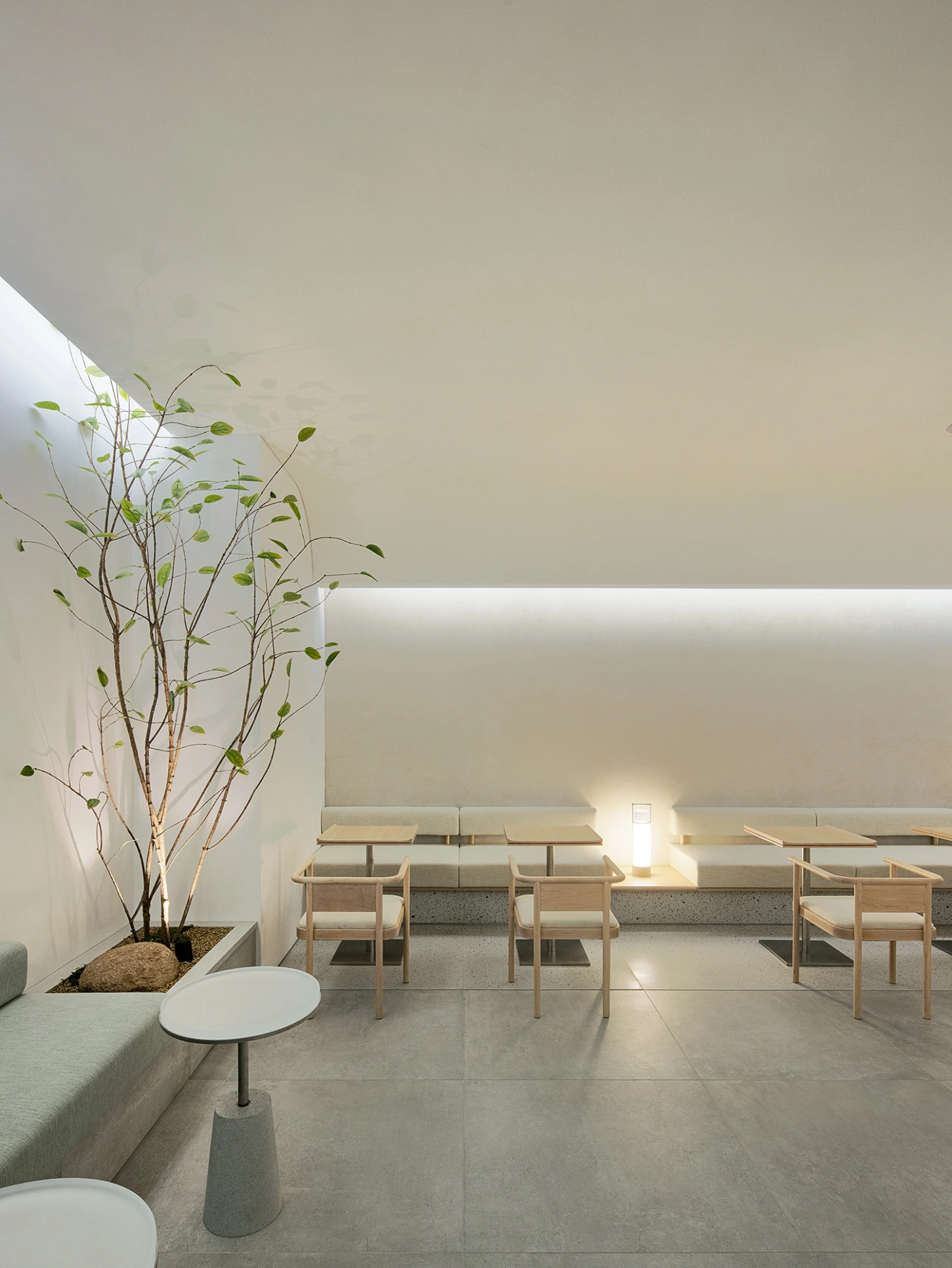 SAGE Lounge by LABOTORY, minimalism, glass, white, interiors