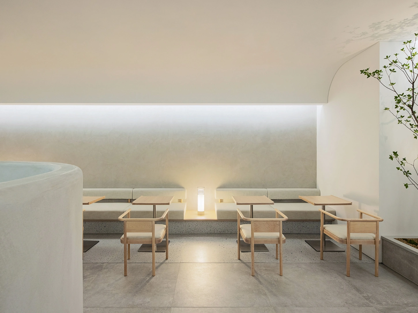 SAGE Lounge by LABOTORY, minimalism, glass, white, interiors
