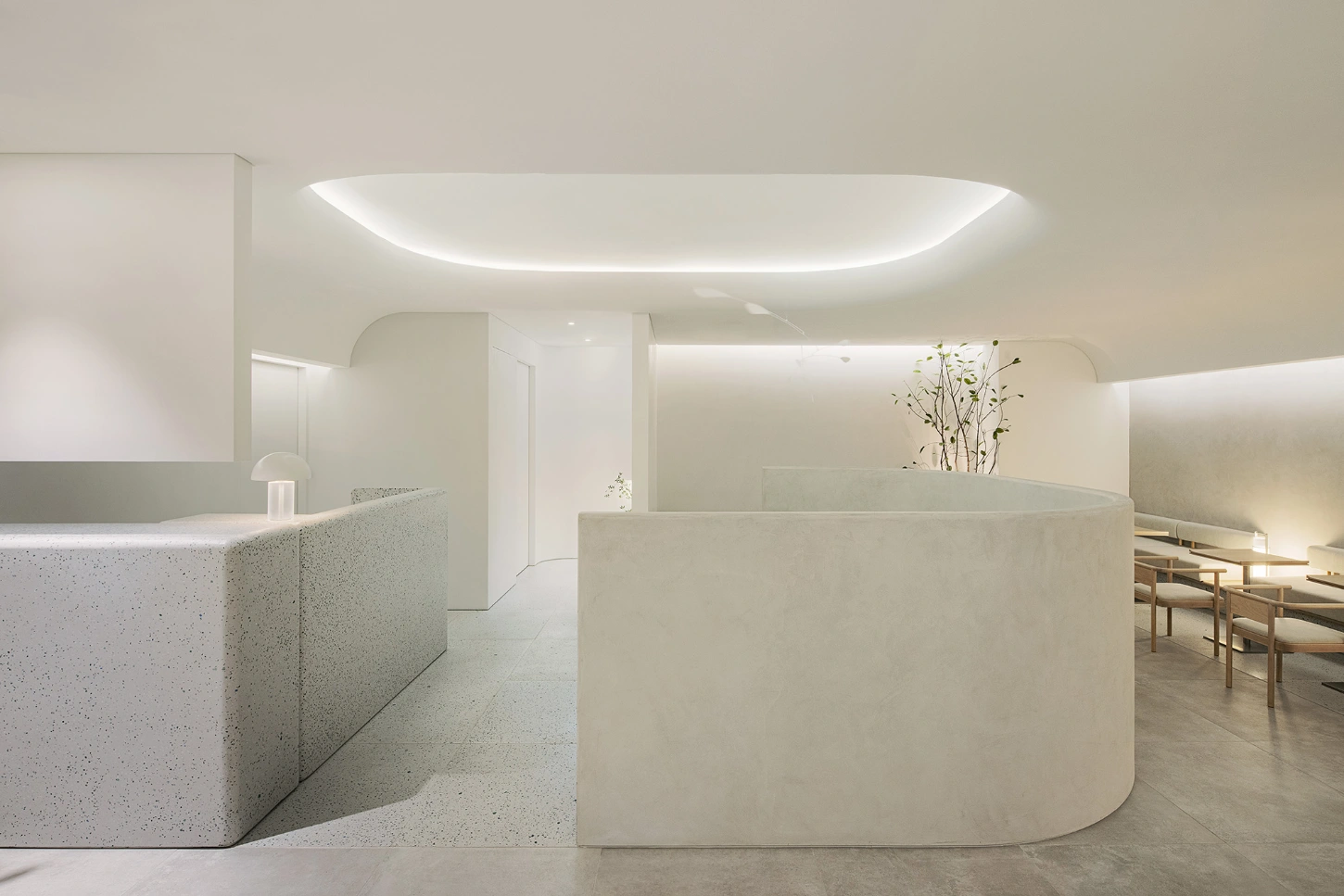SAGE Lounge by LABOTORY, minimalism, glass, white, interiors