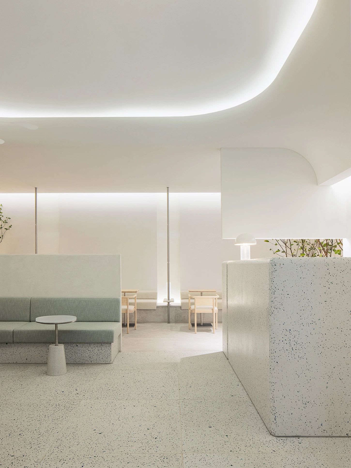 SAGE Lounge by LABOTORY, minimalism, glass, white, interiors