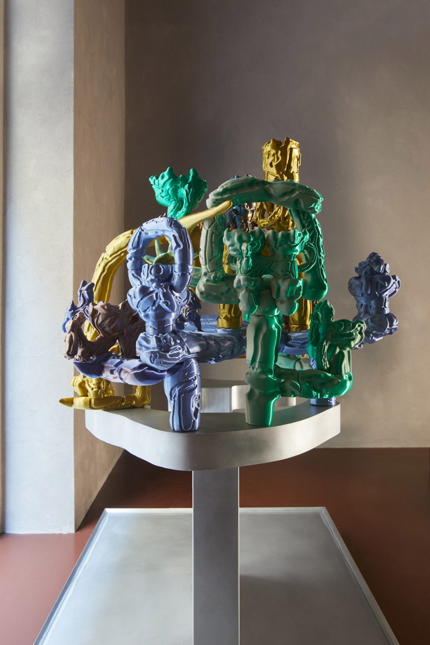 3D-printed sculptures by Audrey Large, 3D, abstract, digital, art, design