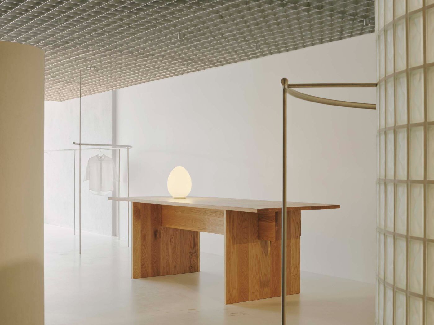 Deiji Studios Store by Pattern Studio, stone, concrete, interiors, public