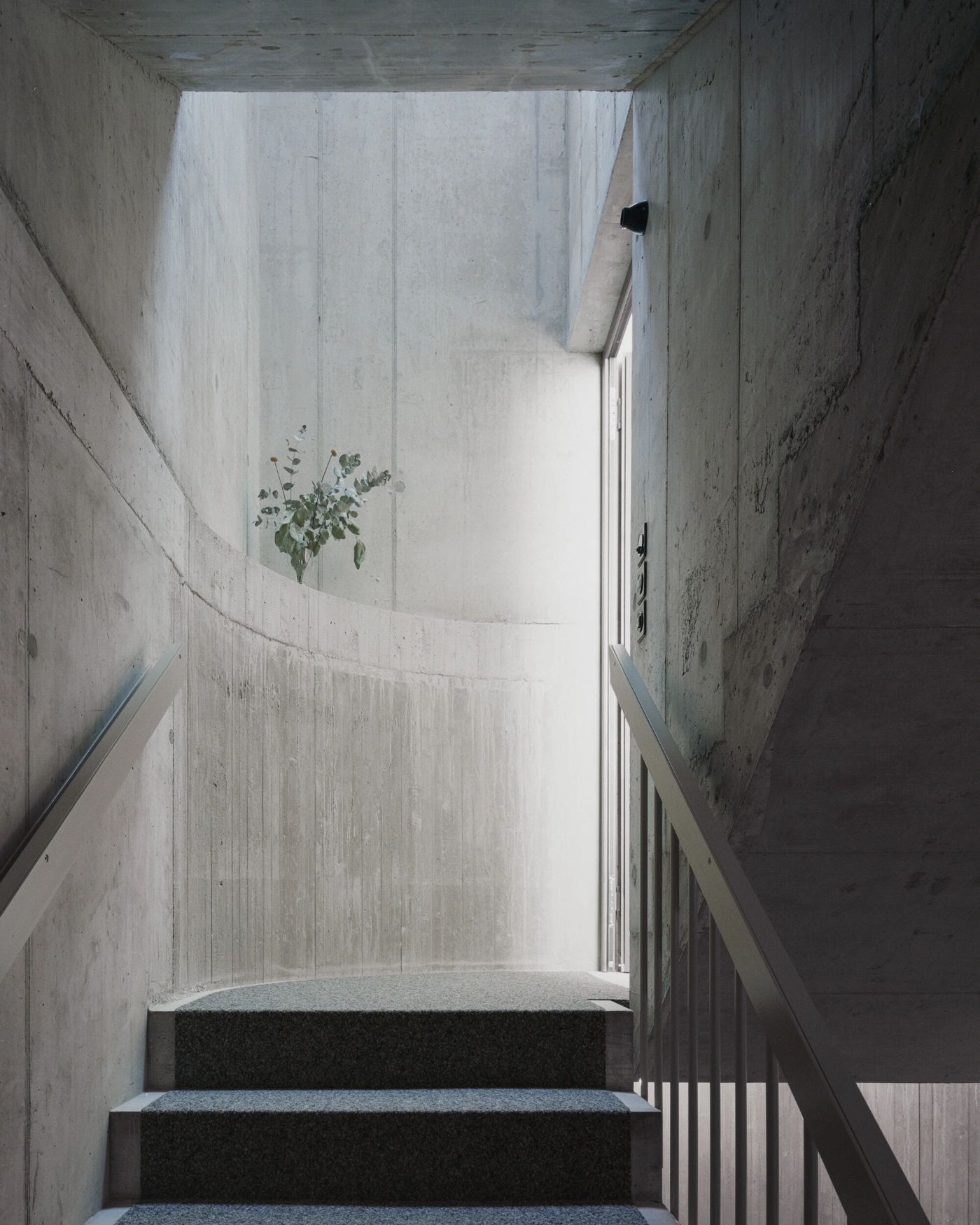 Blaesi by Wallimann Reichen, architecture, interiors, apartment, minimalism, concrete