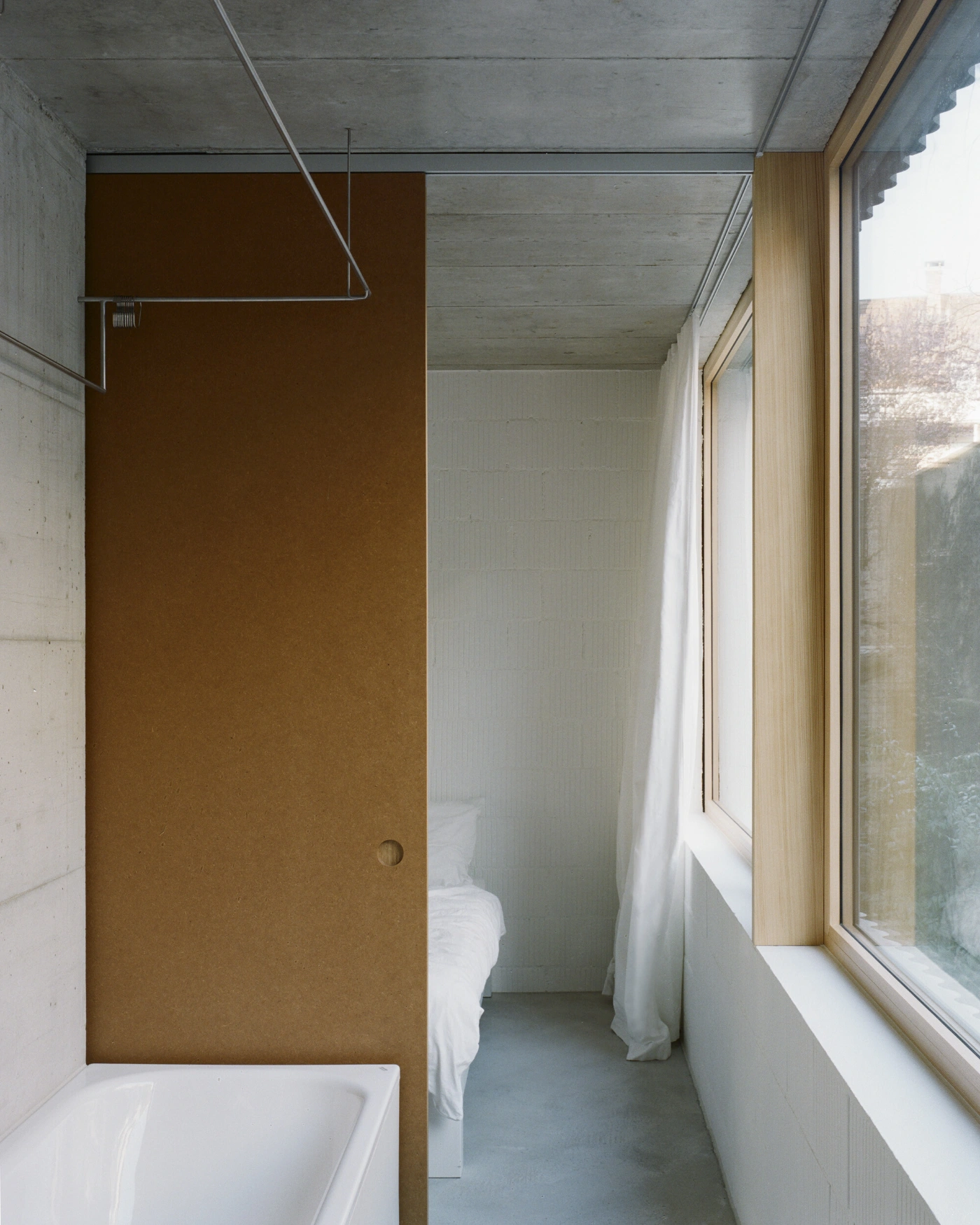 Blaesi by Wallimann Reichen, architecture, interiors, apartment, minimalism, concrete