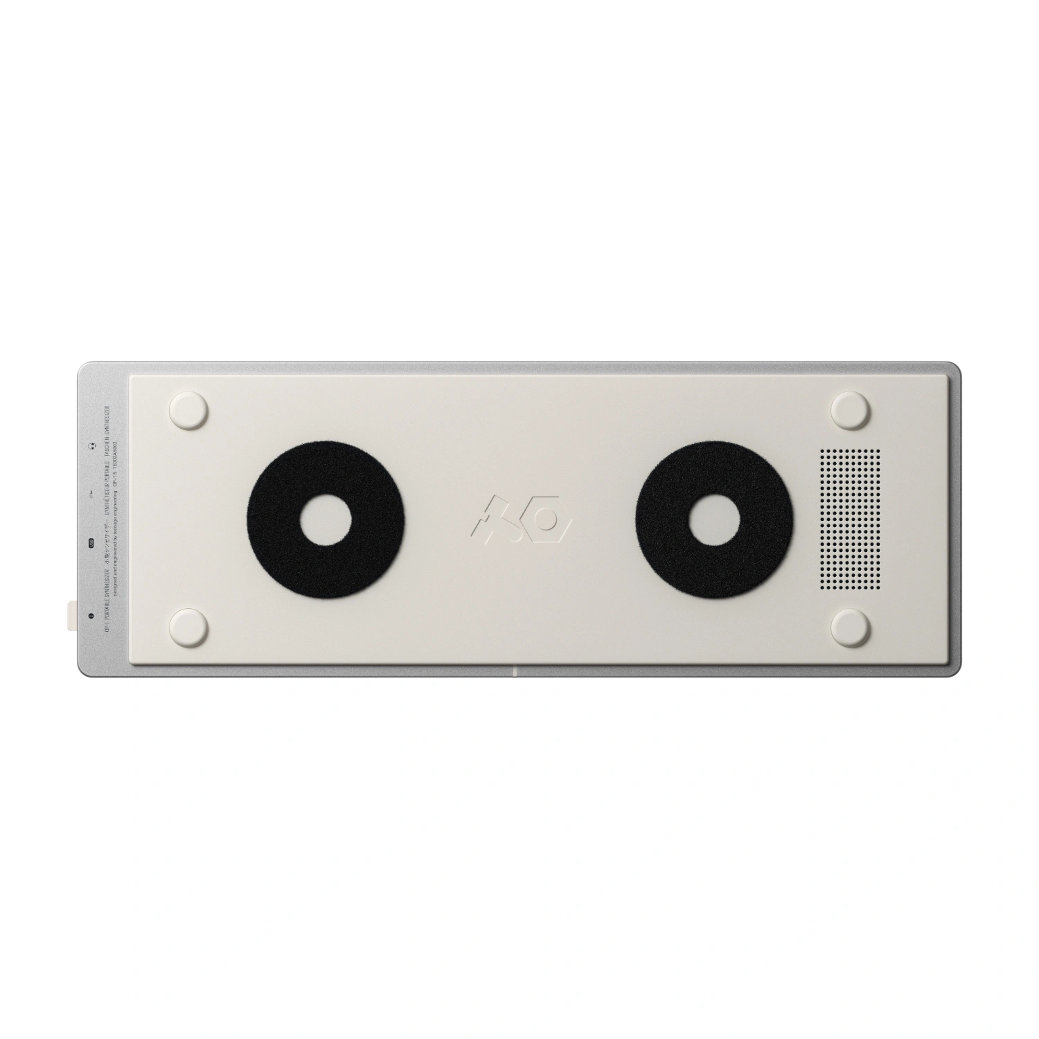 OP–1 field by teenage engineering, minimalism, design, sound, aluminium, white