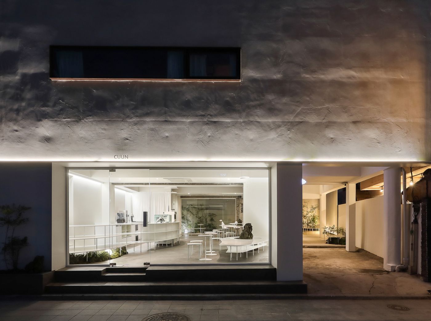 CUUN Coffee by Design Studio Maoom, coffee, white, steel, minimalism, interiors