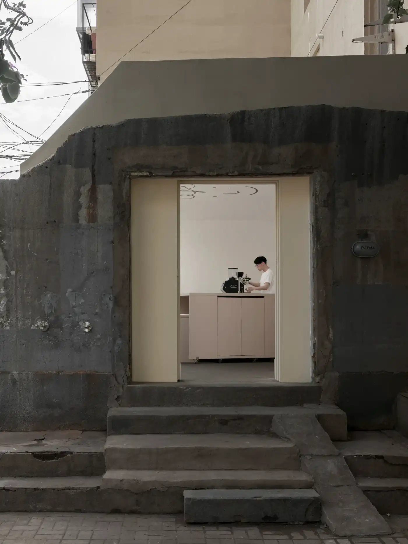 Fatface Coffee Shop by Baicai Design, interiors, minimalism, china