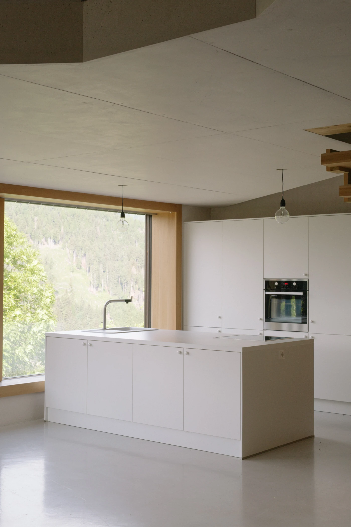 Chalet La Pedevilla captured by Thisispaper Studio, black, house, minimalism, concrete, interiors