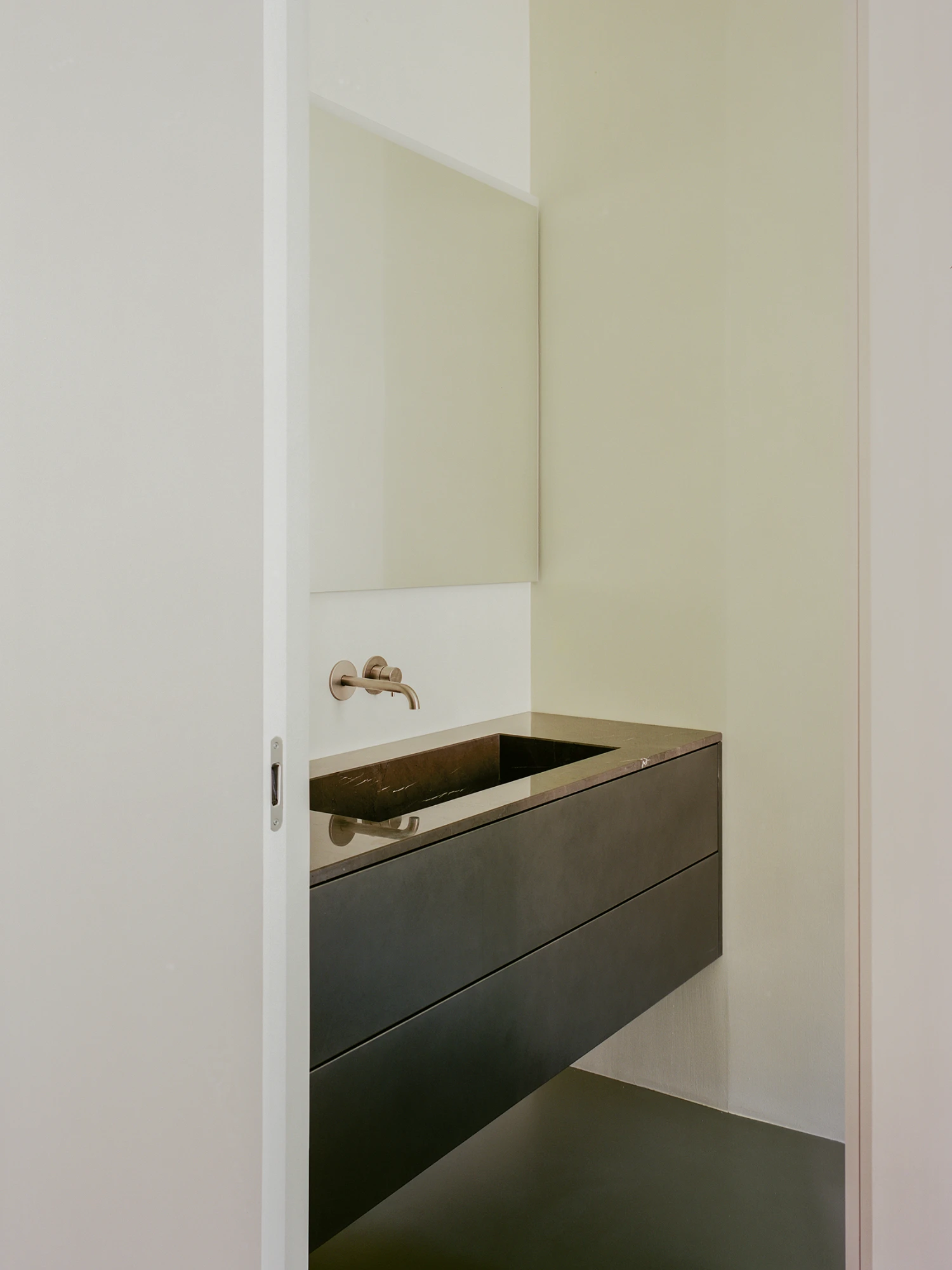 Via Latina apartment by SET Architects, metal, wood, white, minimalism, apartment