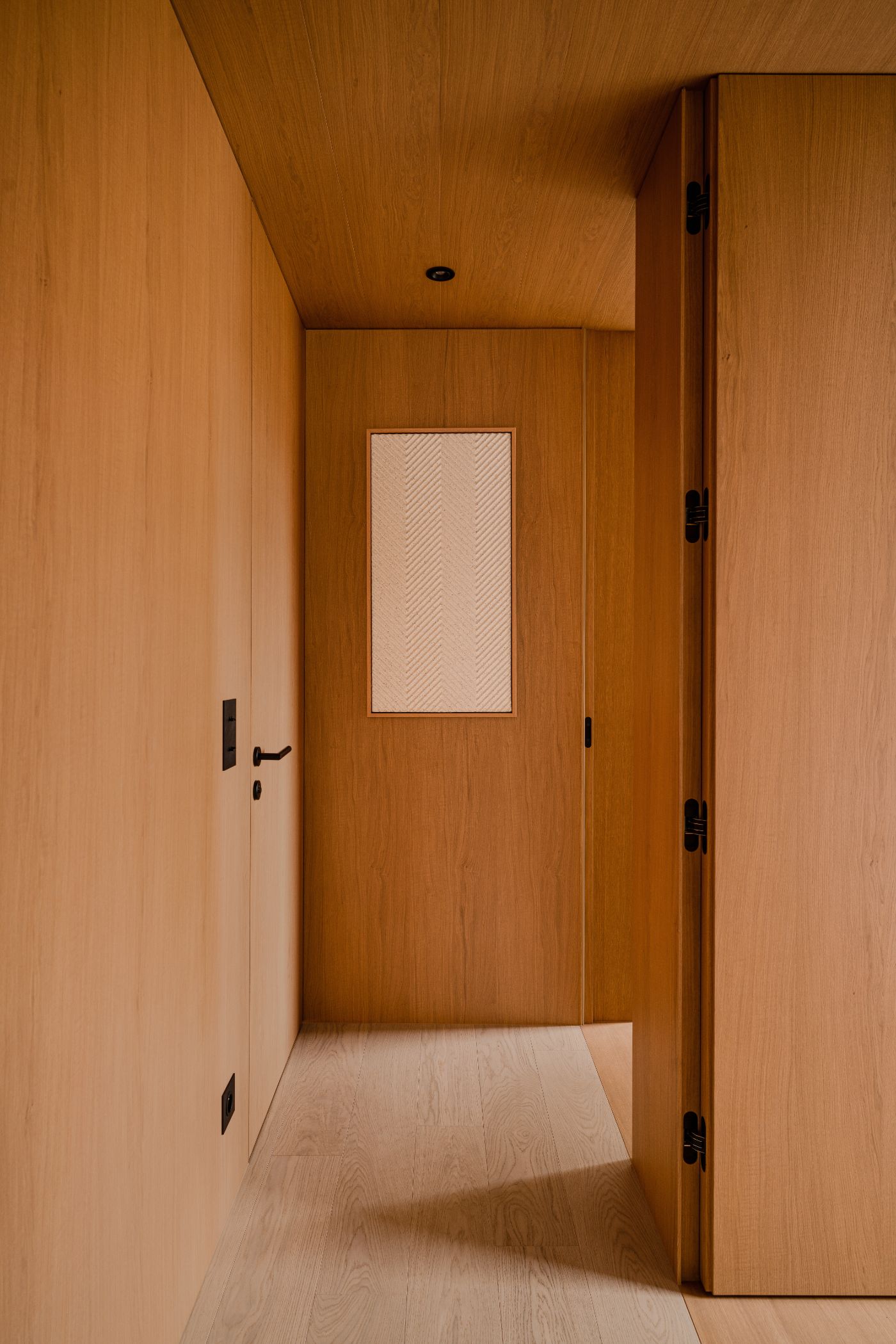 Hideaway Home by ACOS, interiors, apartment, wood, craft, brass