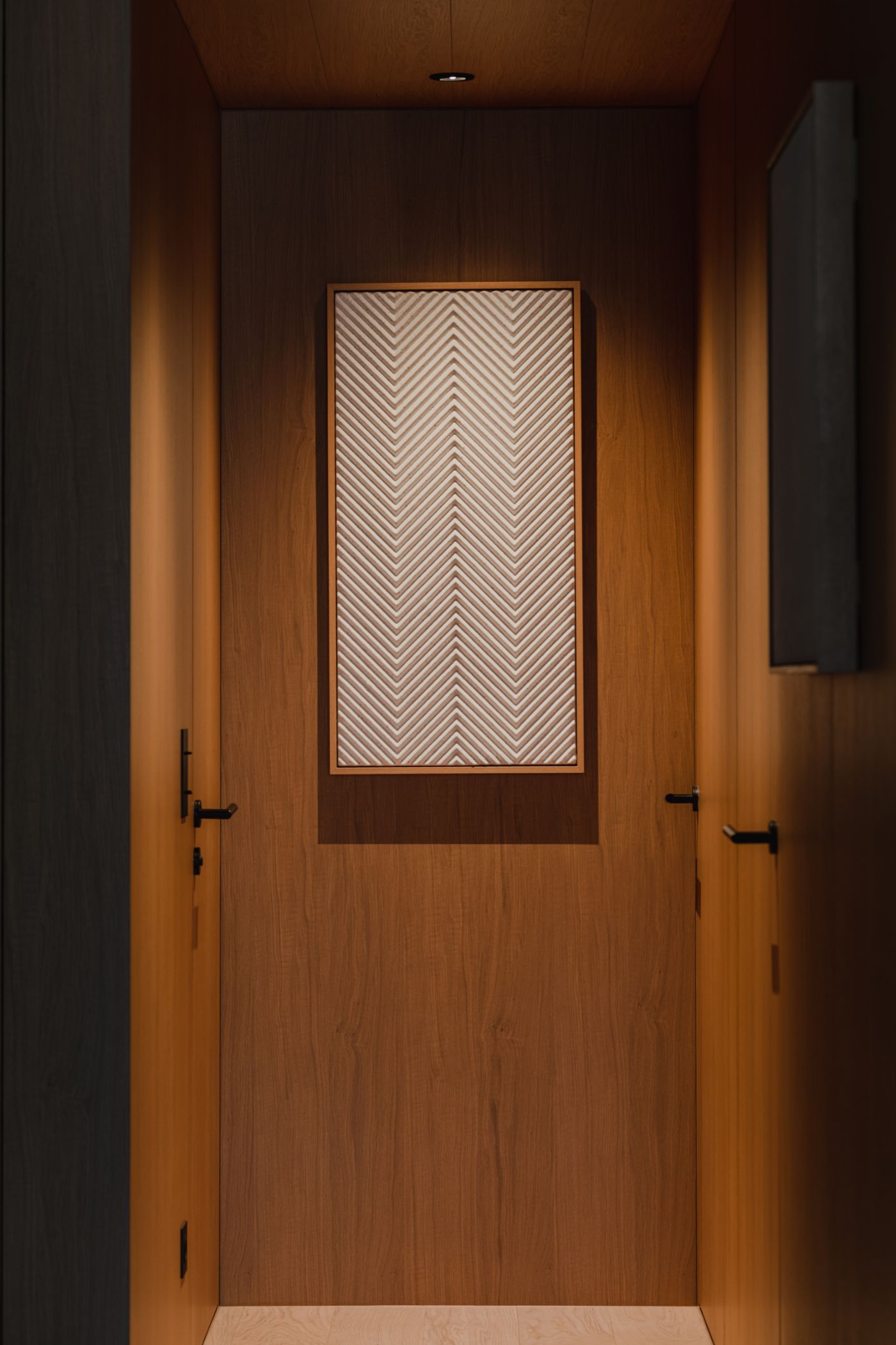 Hideaway Home by ACOS, interiors, apartment, wood, craft, brass