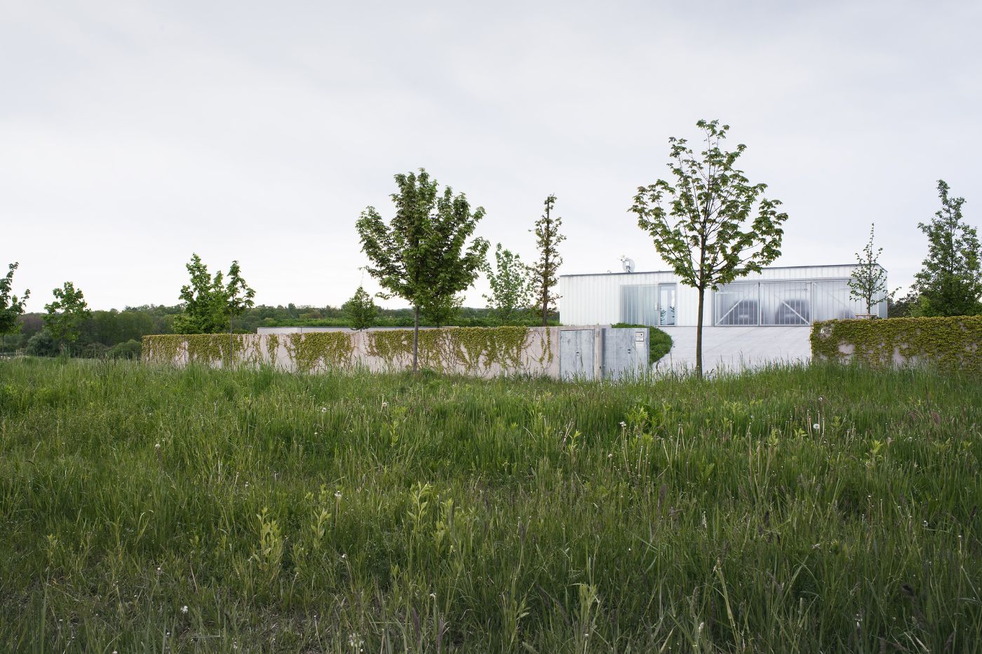 Suburban Villa by Nacházel Architekti, villa, concrete, garden, architecture, interiors