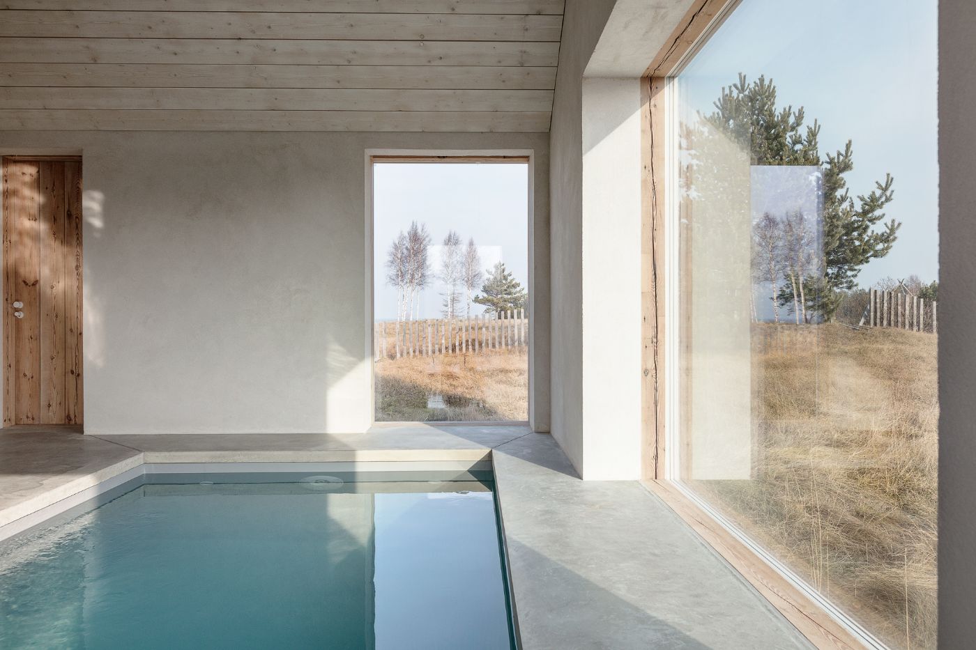 Salthouse by Brigita Bula Architects, monochrome, familyhouse, landscape, architecture, minimalism