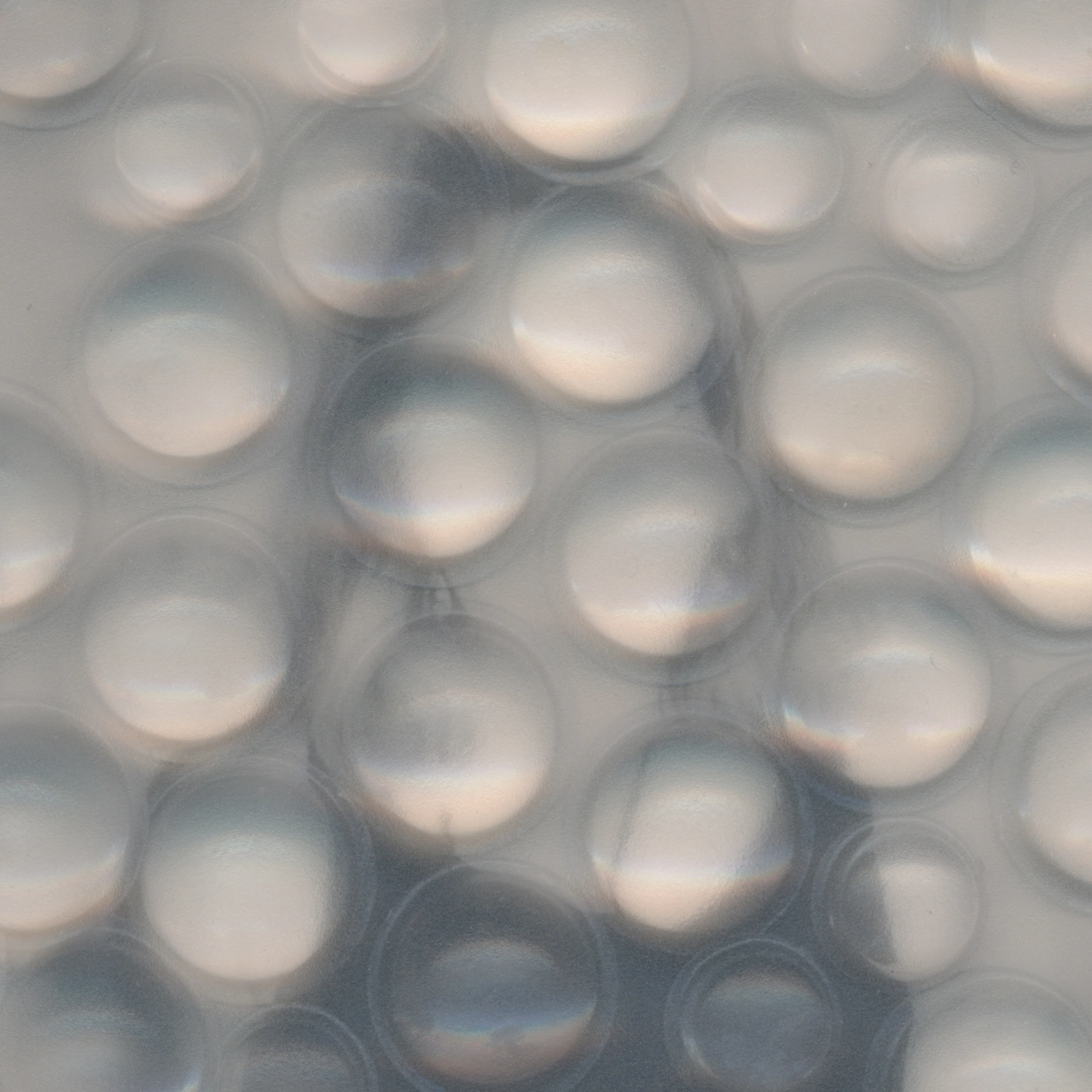 Privacy Portraits by Operator — A portrait rendered entirely through translucent ribbed glass, fragmenting facial features into parallel vertical lines.