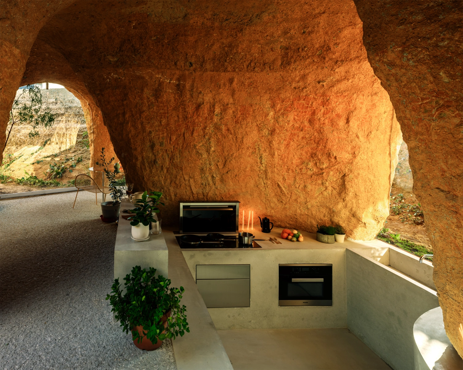 House & Restaurant by Junya Ishigami, japan, architecture, concrete, organic, restaurant