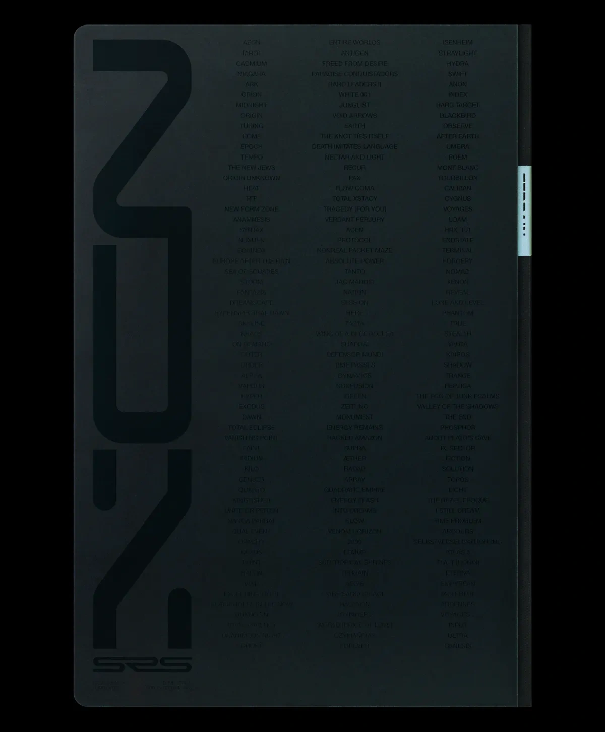 Tomb Series by David Rudnick — A digital rendering of an optical data disc presented frontally against a pure black background.