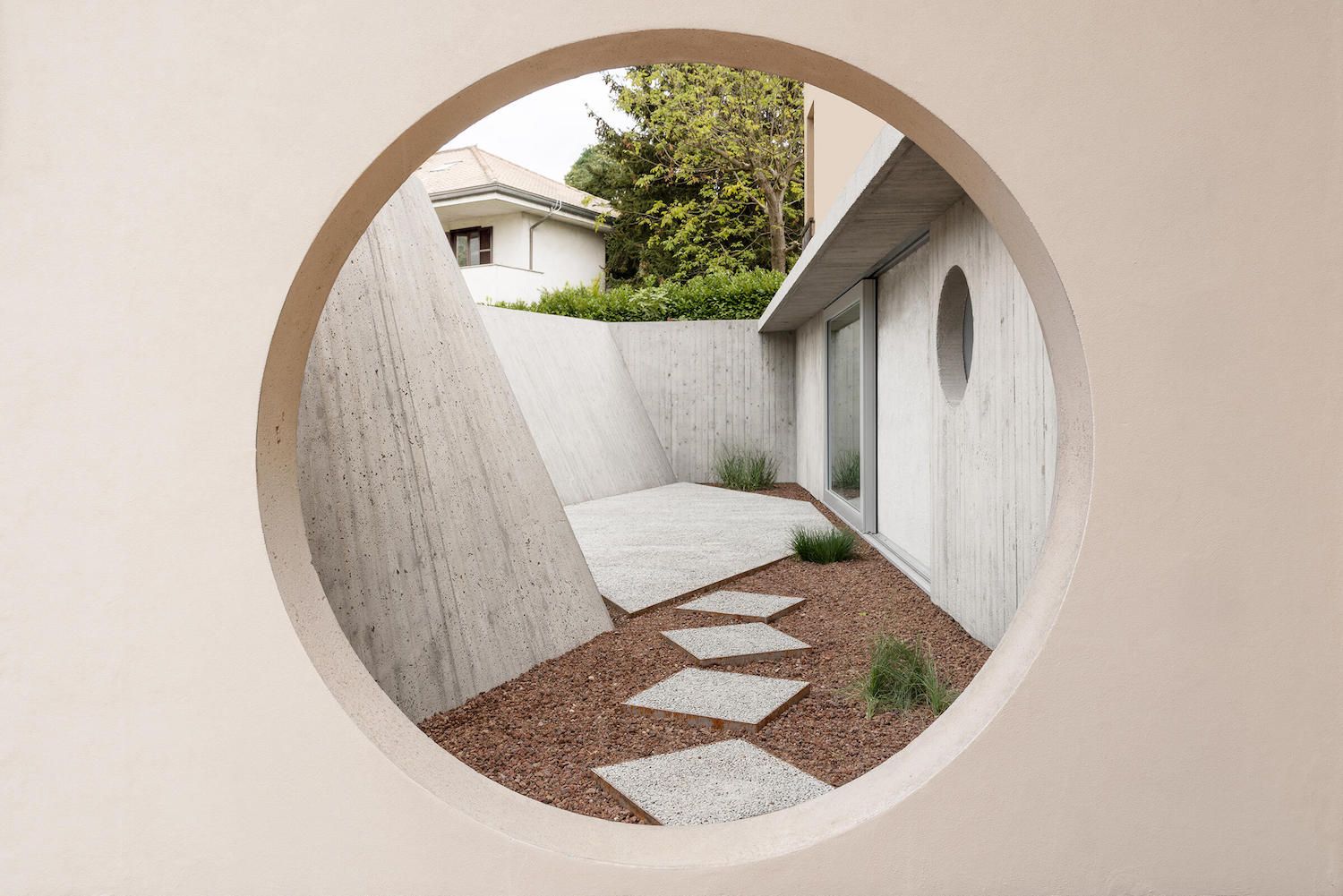 Underground Patio by Stefano Larotonda, concrete, wood, renovation, familyhouse