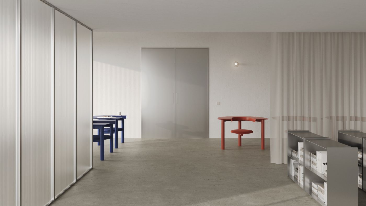 Sui Desk Chair by Raw Edges, wood, office, steel, design, chair