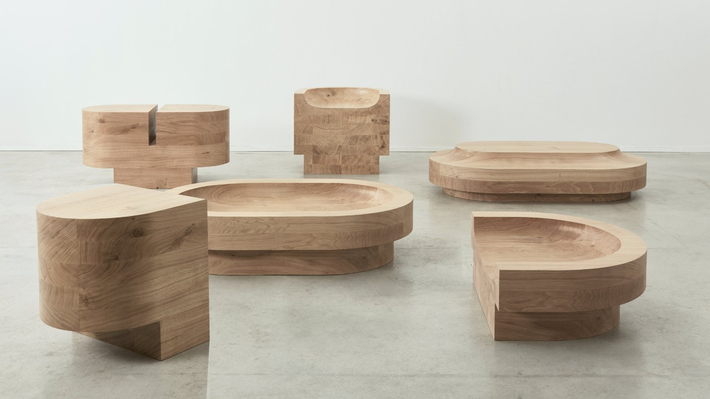 Low Collection by EBBA Architects, 3D, wood, design, artspace, exhibition